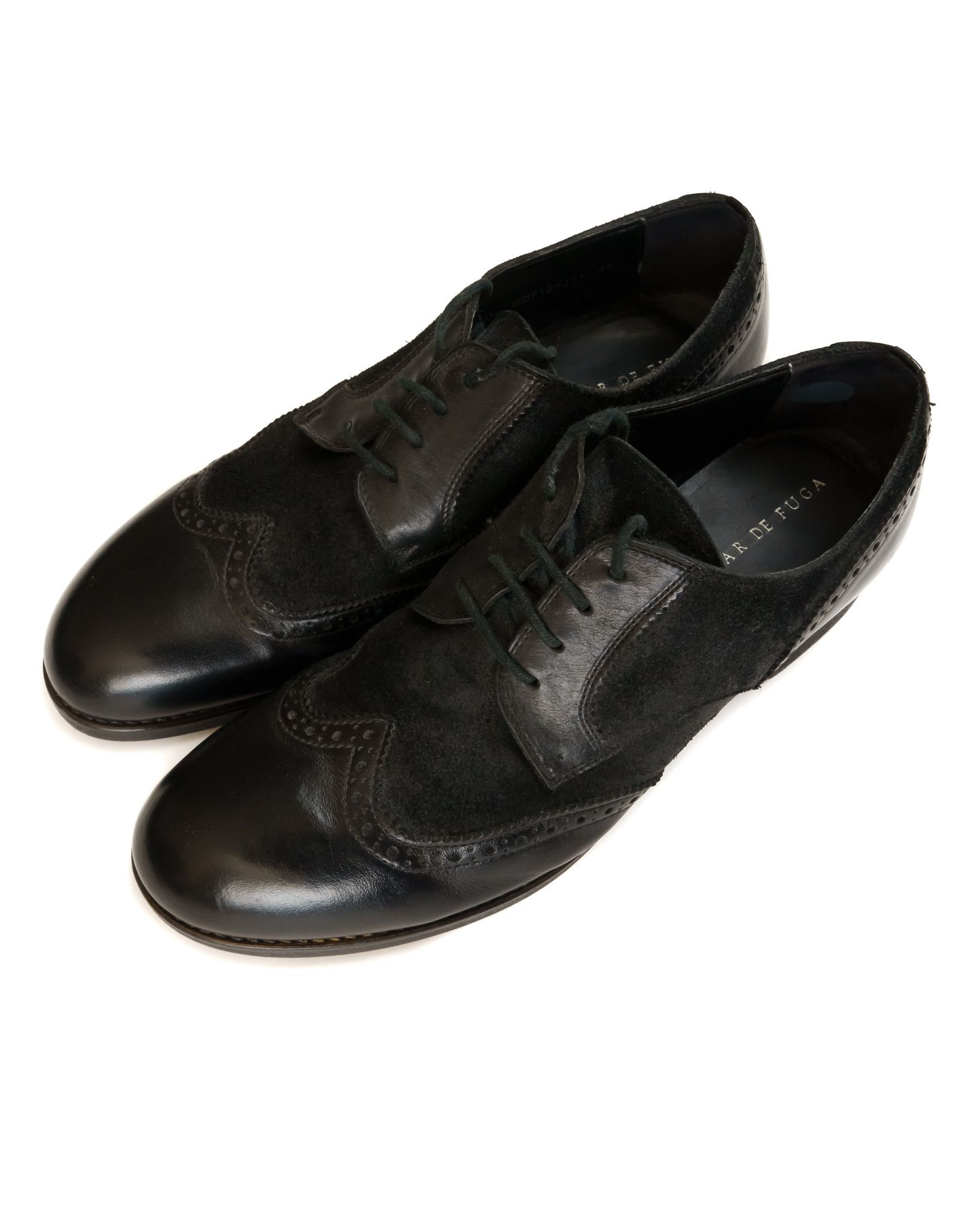 GOSTAR DE FUGA FW12 Made in Japan Mixed Leather Brogues Size US 10 / EU 43 - 3 Thumbnail