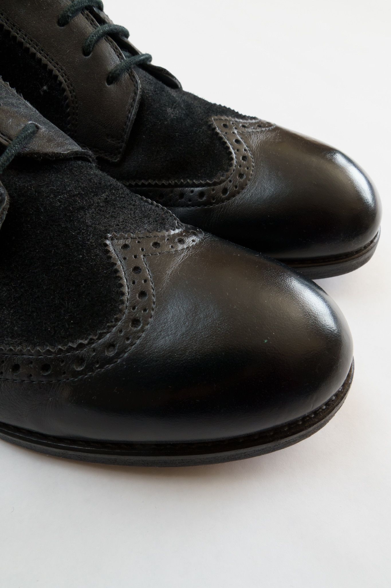 GOSTAR DE FUGA FW12 Made in Japan Mixed Leather Brogues Size US 10 / EU 43 - 7 Thumbnail