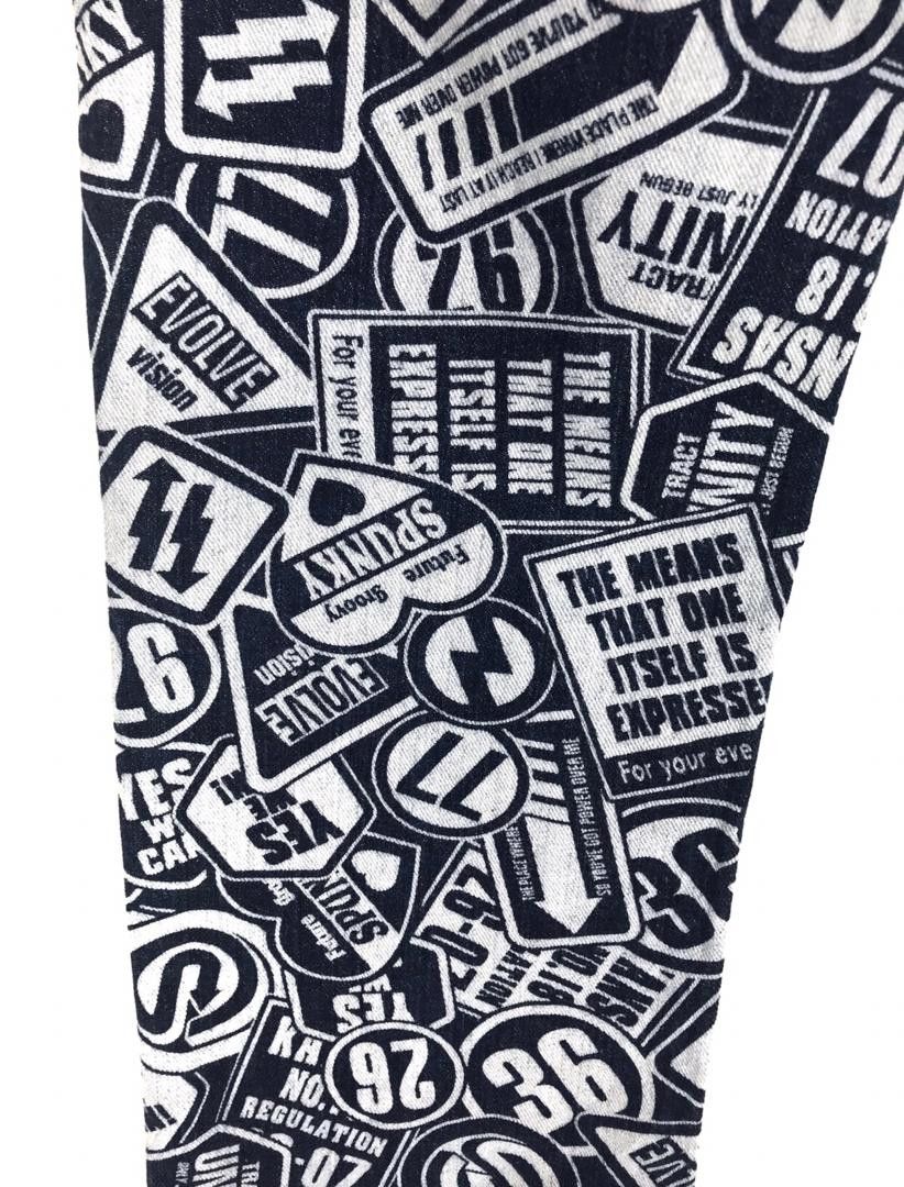 Hysteric Glamour × Undercover Japanese Brand Co&Lu All Over Print Signboard Denim Jeans Size US 30 / EU 46 - 11 Thumbnail