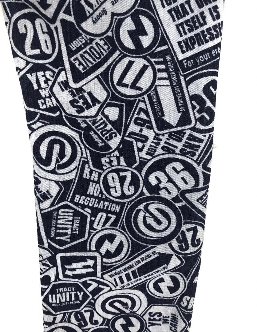 Hysteric Glamour × Undercover Japanese Brand Co&Lu All Over Print Signboard Denim Jeans Size US 30 / EU 46 - 12 Thumbnail
