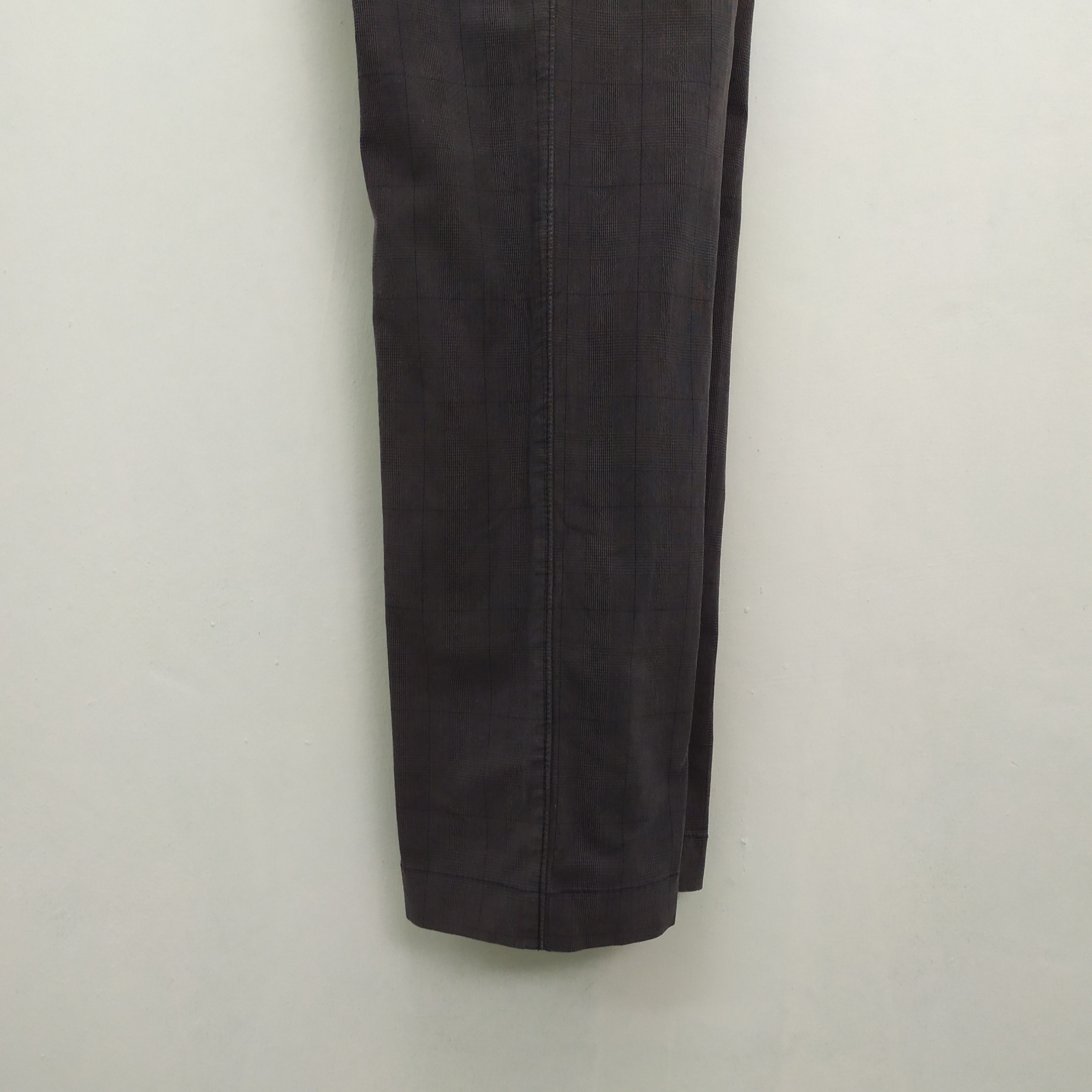 Flannel × Japanese Brand × Vintage JAPAN BRAND FADED BLACK CHEKERED CARGO PANTS Size US 32 / EU 48 - 11 Thumbnail