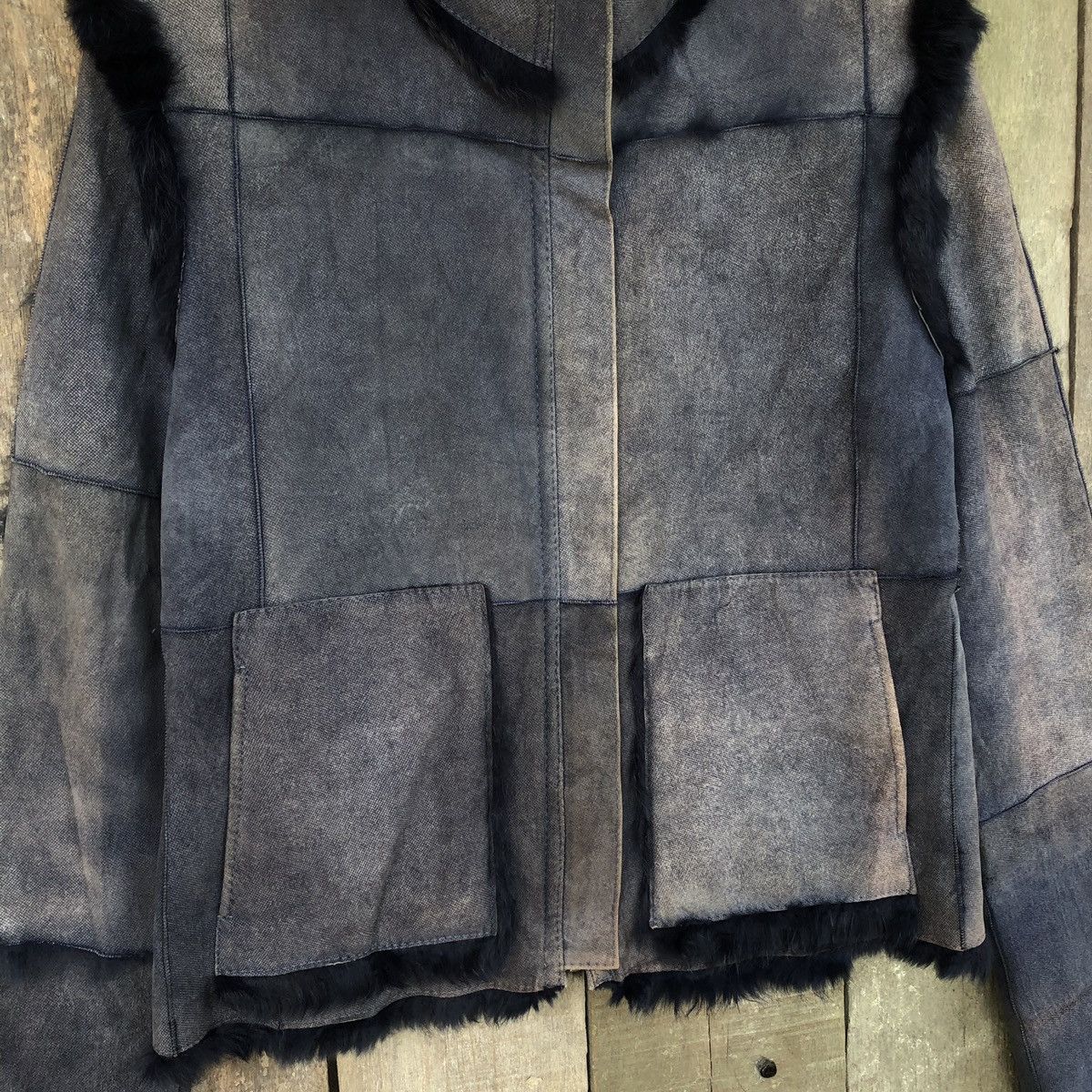 Genuine Leather Vintage Gianni Lapin Jacket Size US M / EU 48-50 / 2 - 8 Thumbnail