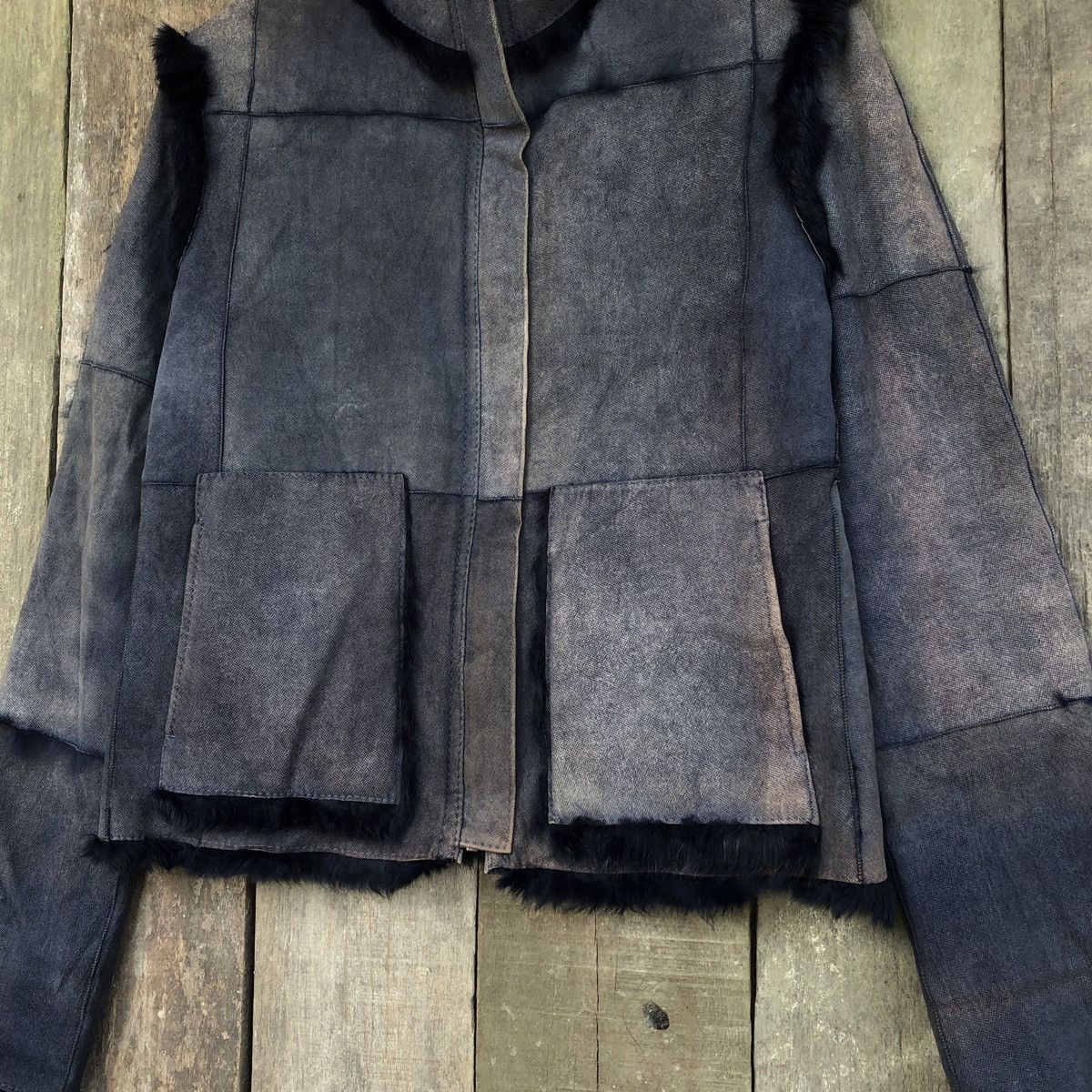Genuine Leather Vintage Gianni Lapin Jacket Size US M / EU 48-50 / 2 - 3 Thumbnail