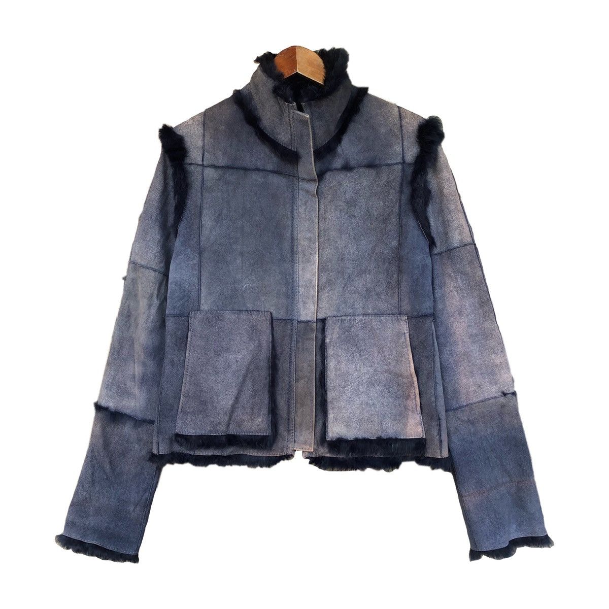 Genuine Leather Vintage Gianni Lapin Jacket Size US M / EU 48-50 / 2 - 1 Thumbnail
