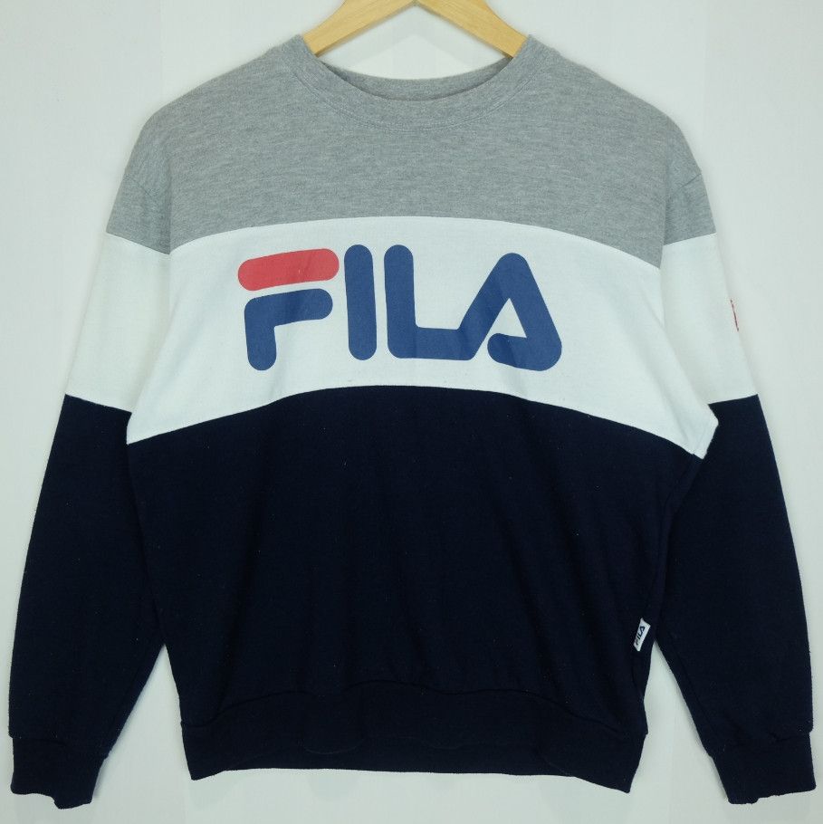 Fila striped sweatshirt on sale