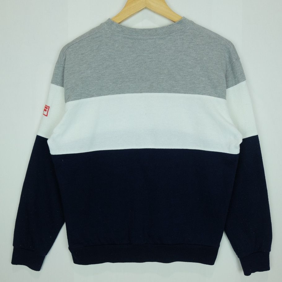 Fila FILA Big Logo Striped Multicolor Sweatshirts Jumper Size M / US 6-8 / IT 42-44 - 7 Thumbnail