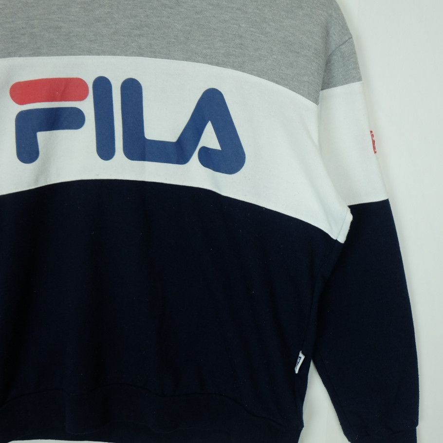 Fila FILA Big Logo Striped Multicolor Sweatshirts Jumper Size M / US 6-8 / IT 42-44 - 5 Thumbnail