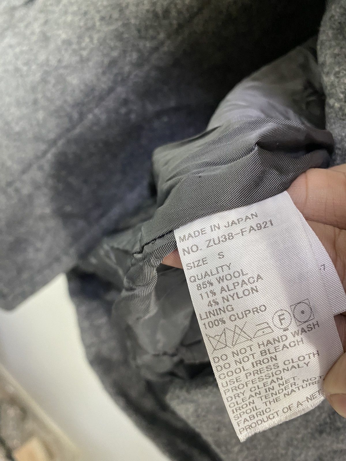 CABANE de ZUCCa × Issey Miyake Zucca Duffer Jacket Wool Design With hoodies Size US S / EU 44-46 / 1 - 8 Thumbnail