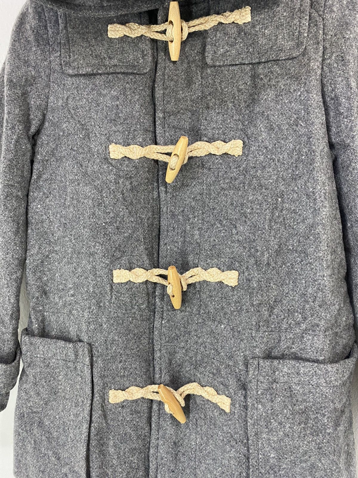 CABANE de ZUCCa × Issey Miyake Zucca Duffer Jacket Wool Design With hoodies Size US S / EU 44-46 / 1 - 4 Thumbnail