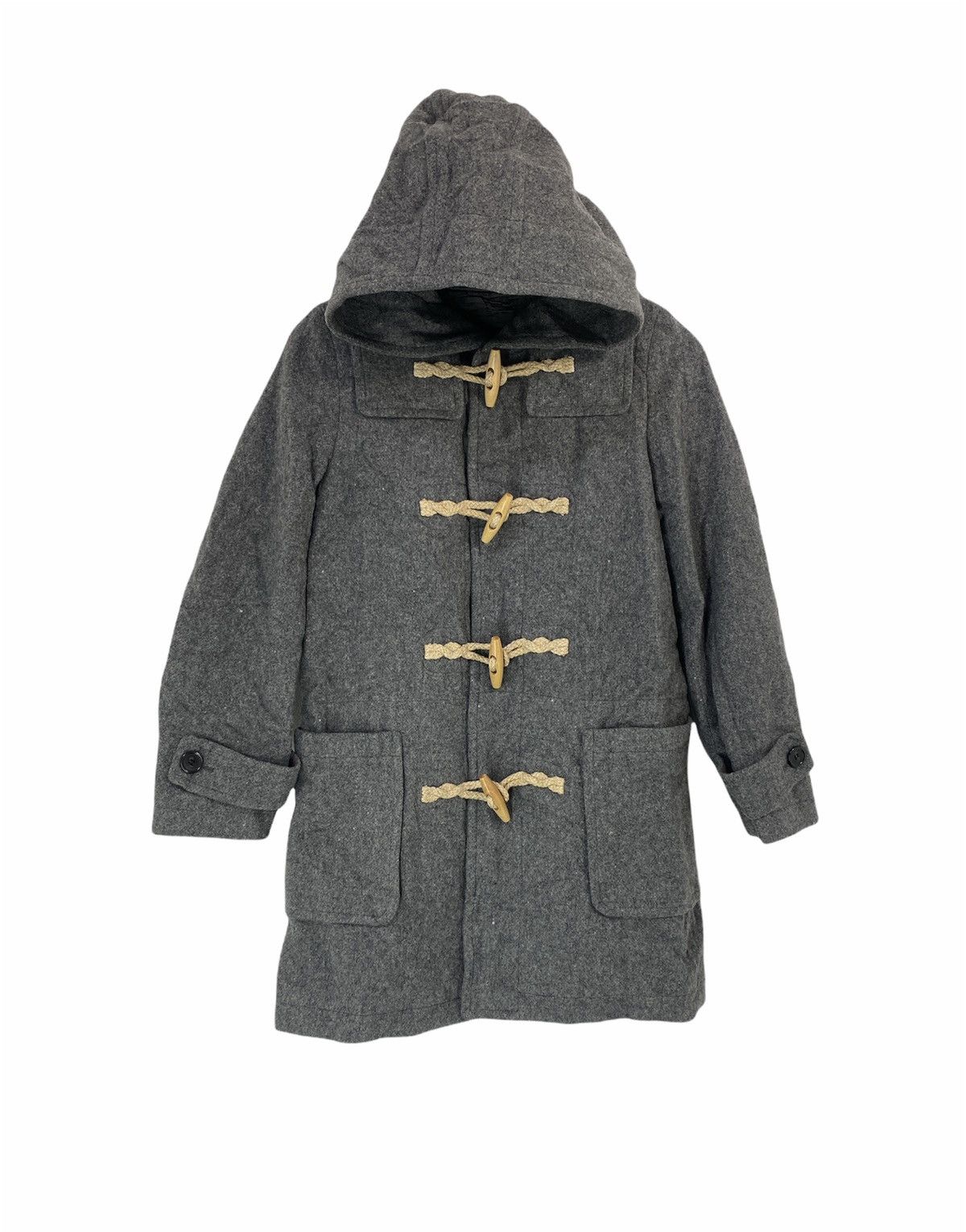 CABANE de ZUCCa × Issey Miyake Zucca Duffer Jacket Wool Design With hoodies Size US S / EU 44-46 / 1 - 1 Thumbnail