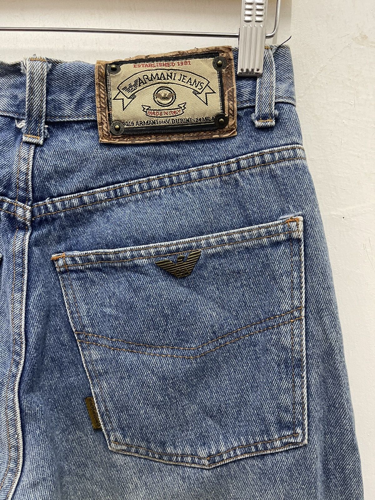 Armani Rare Vintage ARMANI JEANS Made in Italy Denim Size US 28 / EU 44 - 3 Thumbnail