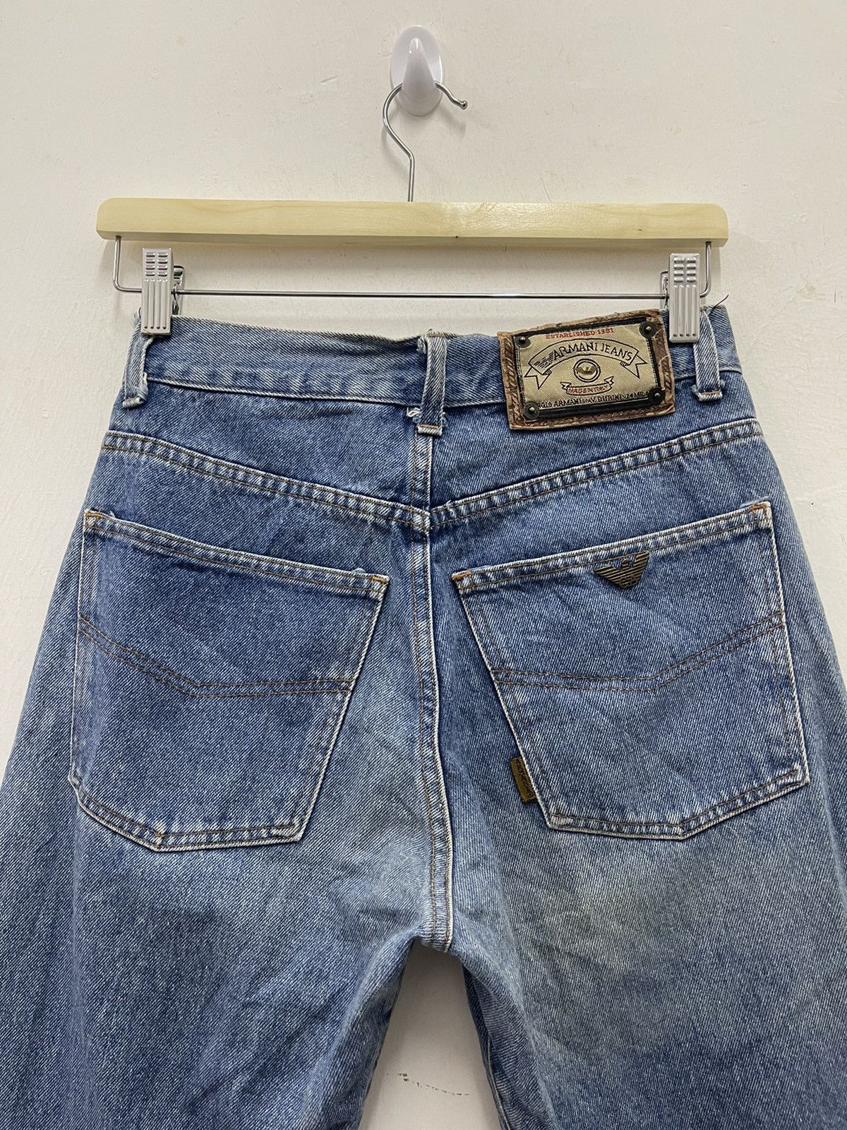 Armani Rare Vintage ARMANI JEANS Made in Italy Denim Size US 28 / EU 44 - 2 Thumbnail