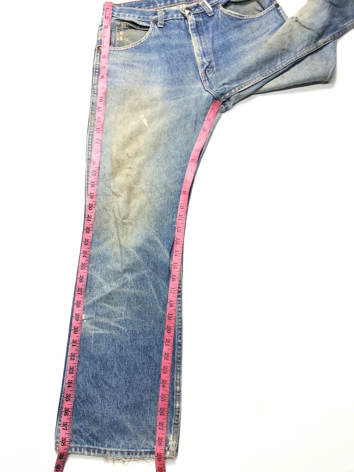 Sears × Vintage VINTAGE 80s ROEBUCK RUSTY BLUE WASH DISTRESSED DENIM USA Size US 30 / EU 46 - 14 Thumbnail
