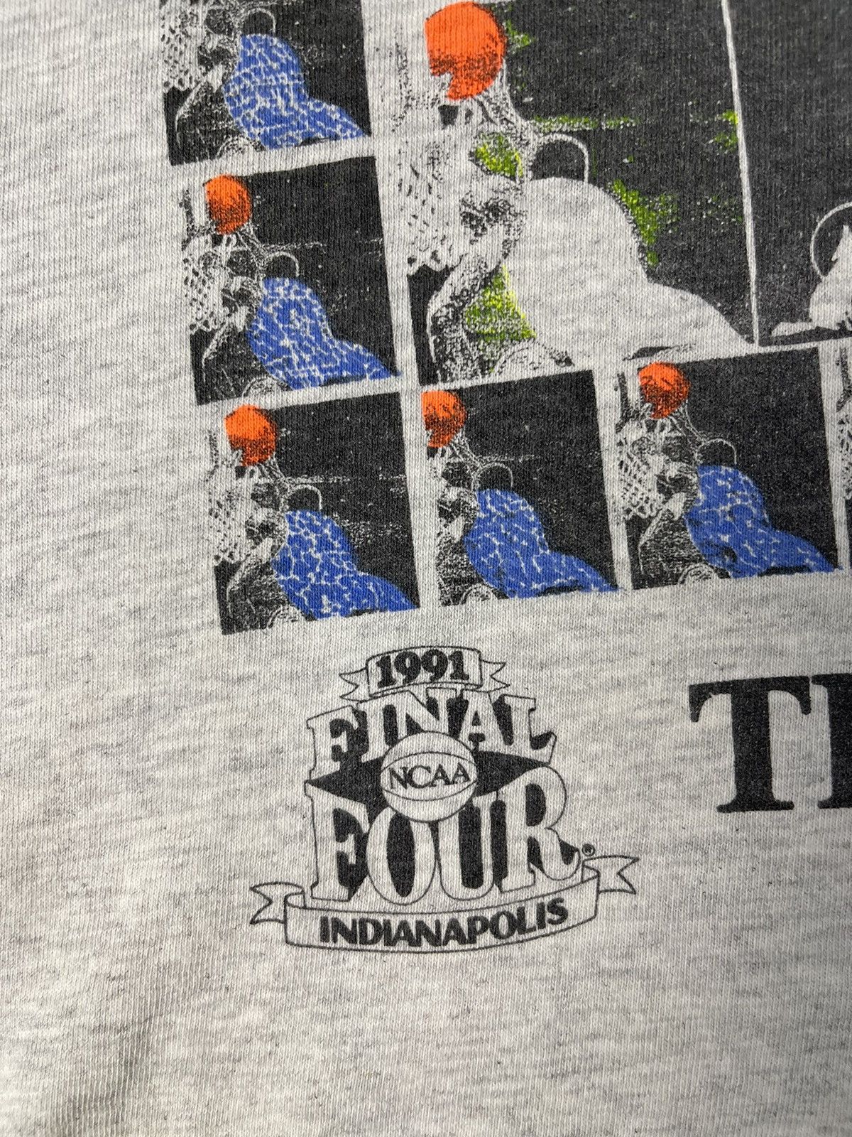 NBA 1991 Final Four NCAA Indianapolis Basketball T-Shirt Size US XL / EU 56 / 4 - 4 Thumbnail