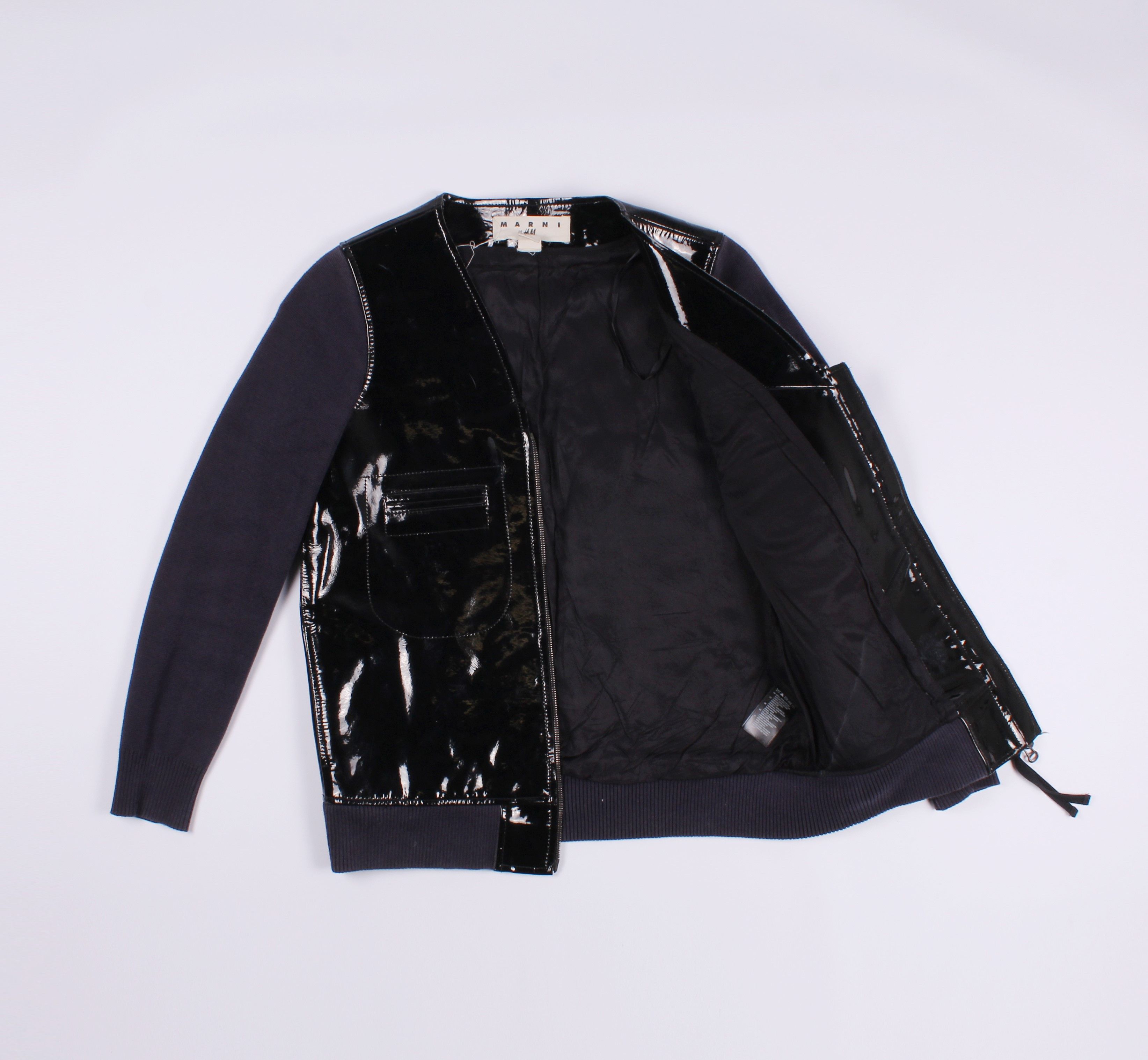 H&M × Marni Marni x H&M Leather Jacket Size M / US 6-8 / IT 42-44 - 1 Thumbnail