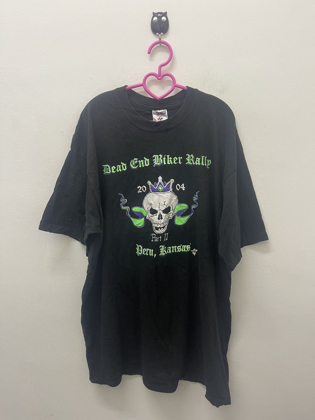 Harley Davidson Rare Vintage DEAD END BIKER RALLY 2004 Tee Size US XL / EU 56 / 4 - 3 Thumbnail