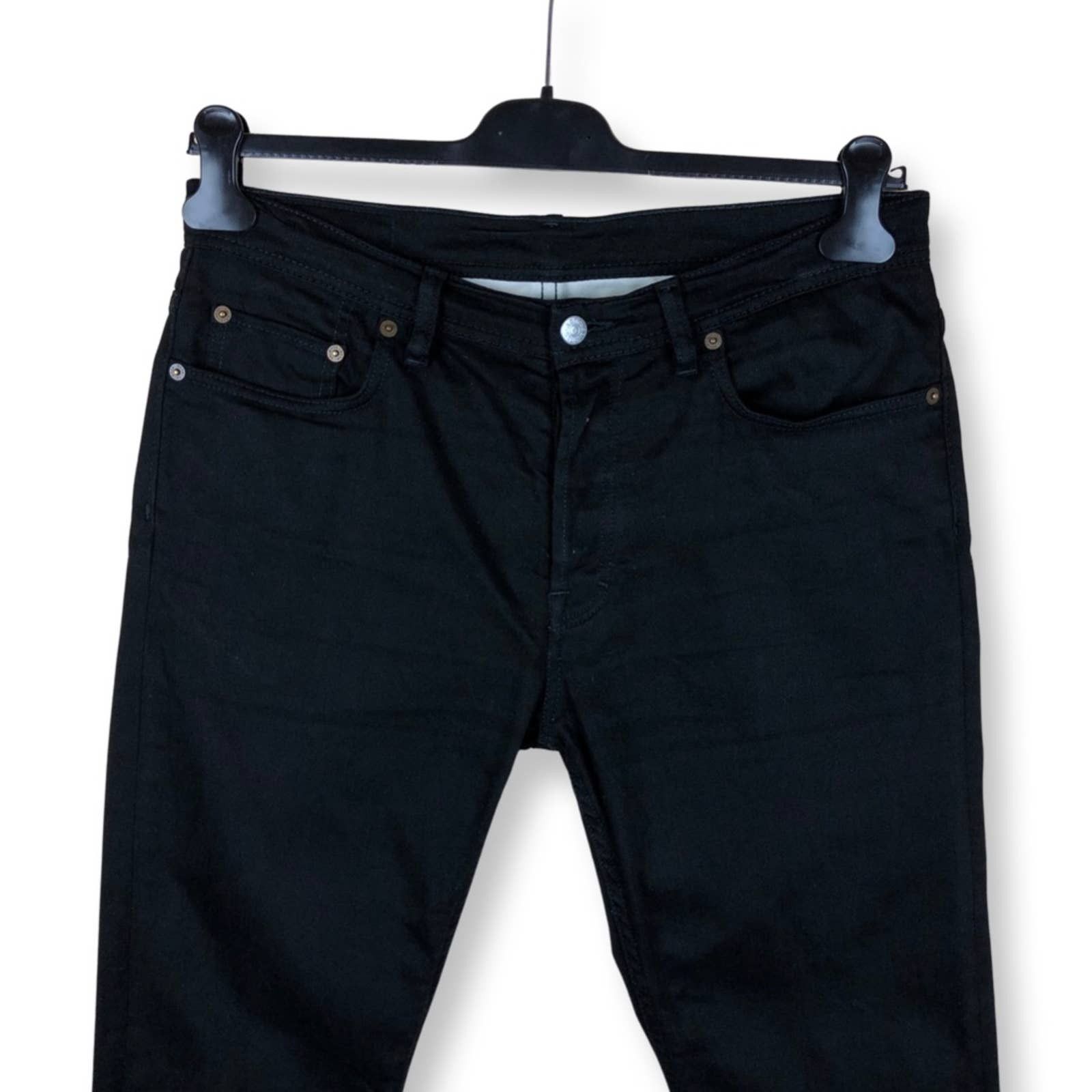 Acne Studios Acne Studios River Stay Black Jeans Size US 32 / EU 48 - 2 Thumbnail