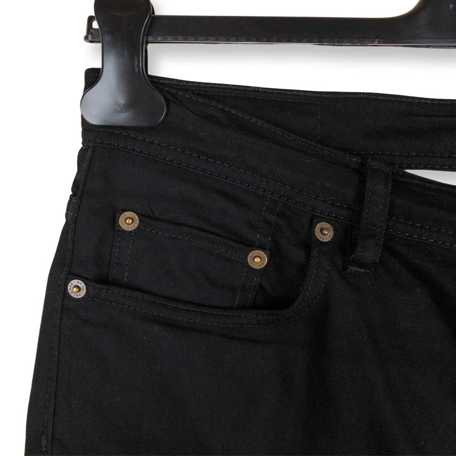 Acne Studios Acne Studios River Stay Black Jeans Size US 32 / EU 48 - 4 Thumbnail