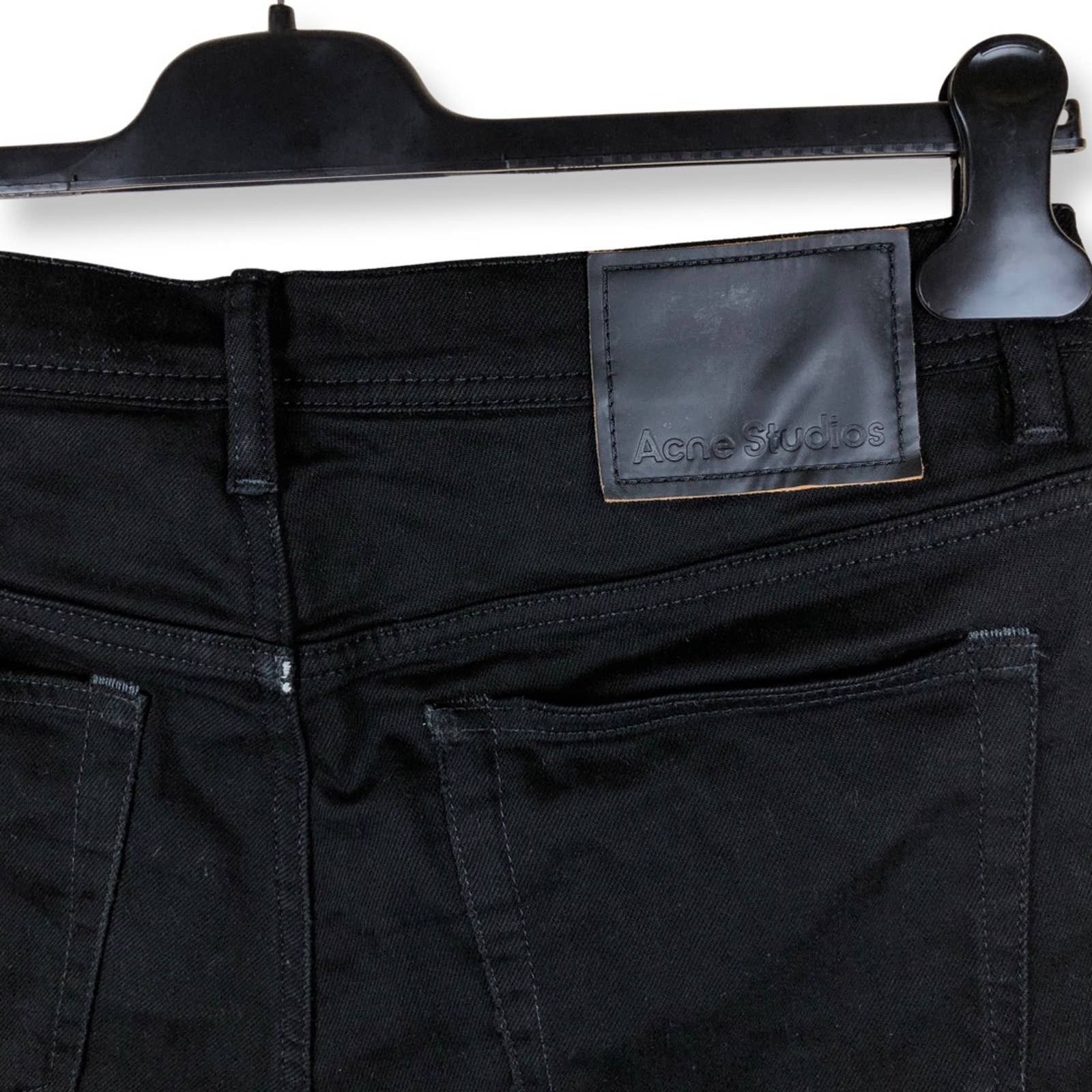Acne Studios Acne Studios River Stay Black Jeans Size US 32 / EU 48 - 6 Thumbnail