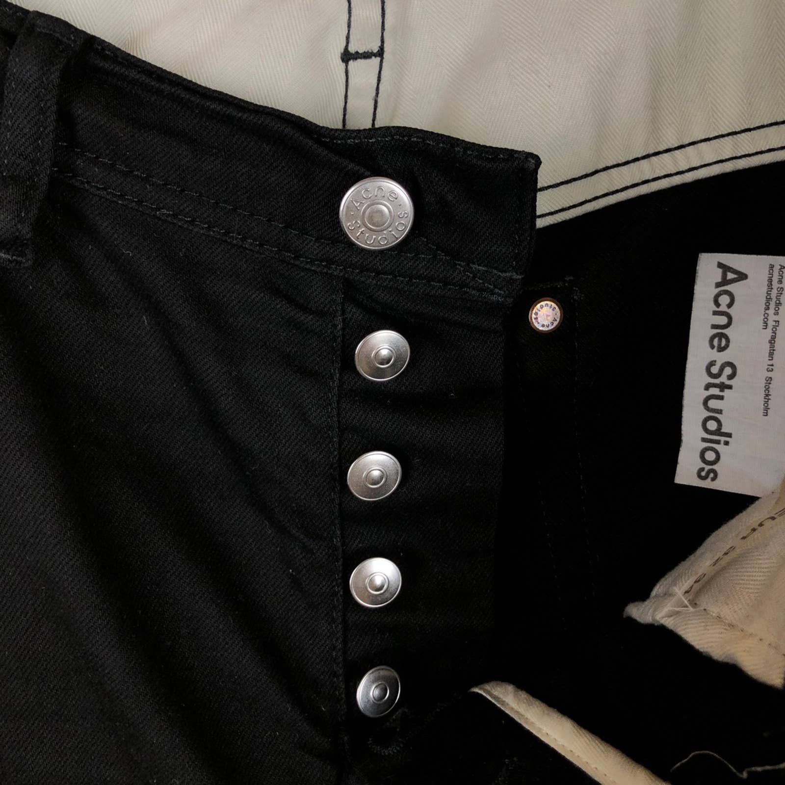 Acne Studios Acne Studios River Stay Black Jeans Size US 32 / EU 48 - 7 Thumbnail