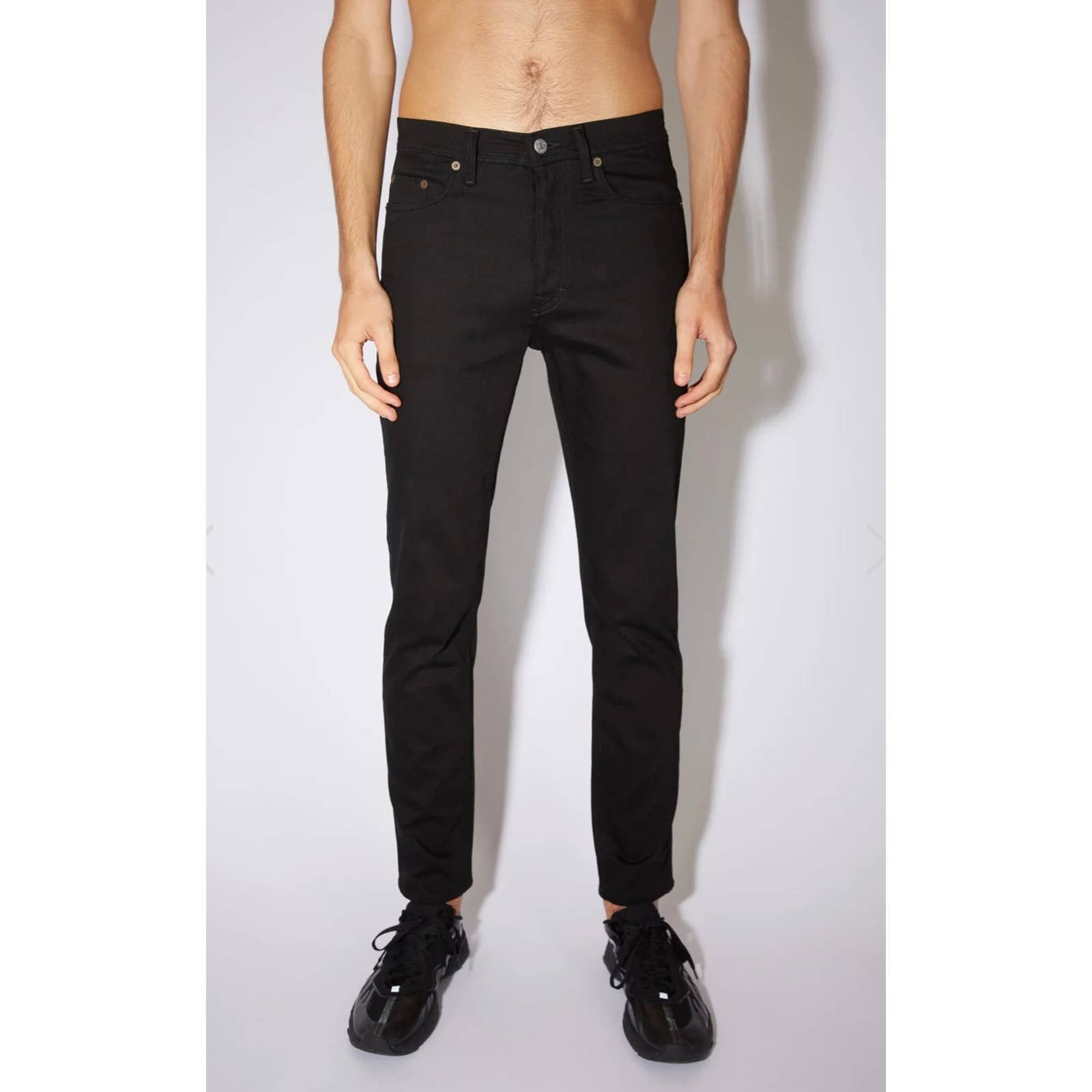 Acne Studios Acne Studios River Stay Black Jeans Size US 32 / EU 48 - 10 Thumbnail