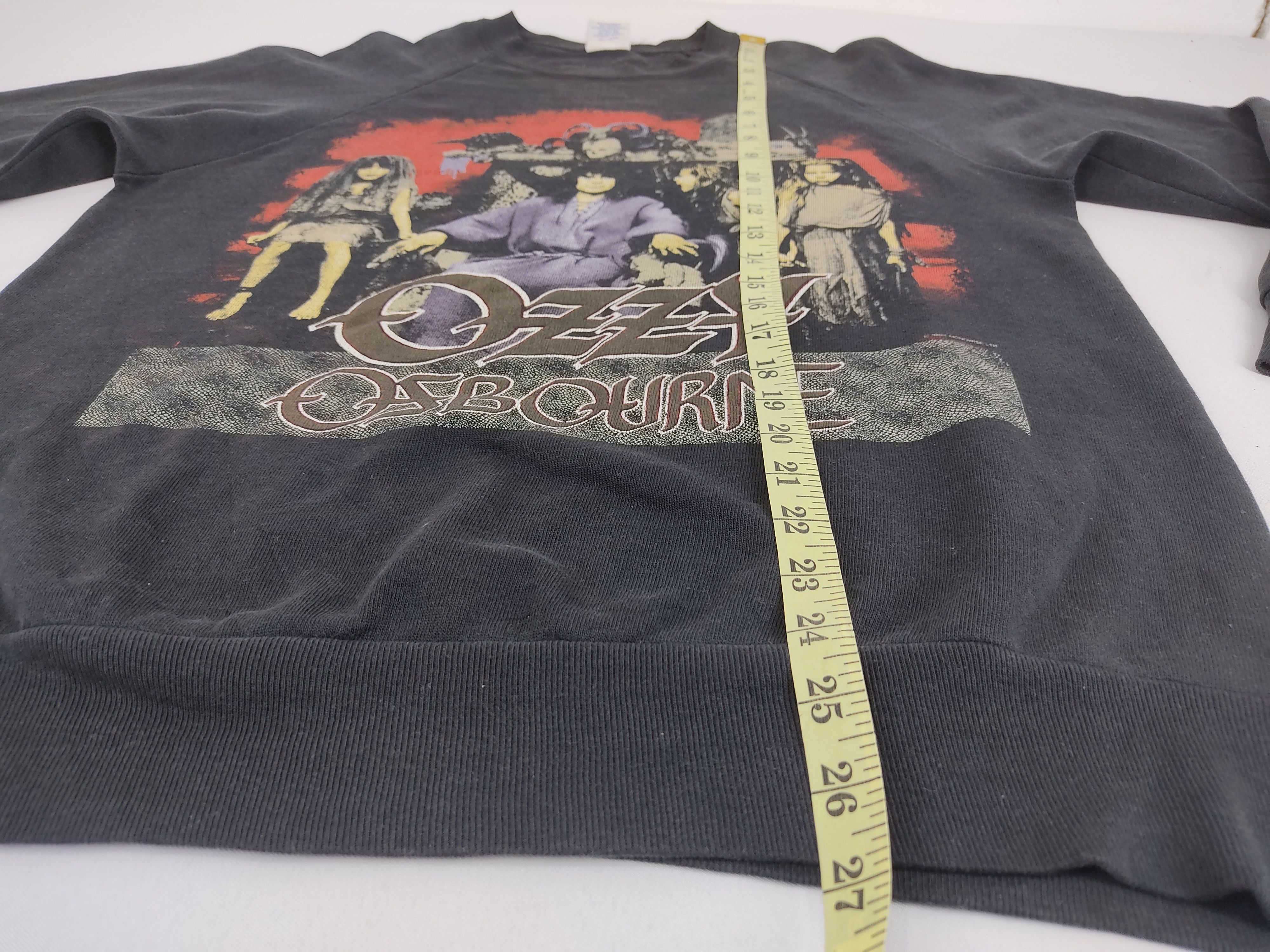 Ozzy Osbourne Vintage 80s Ozzy Osbourne 1988 50/50 Sweatshirt USA Size US M / EU 48-50 / 2 - 9 Thumbnail
