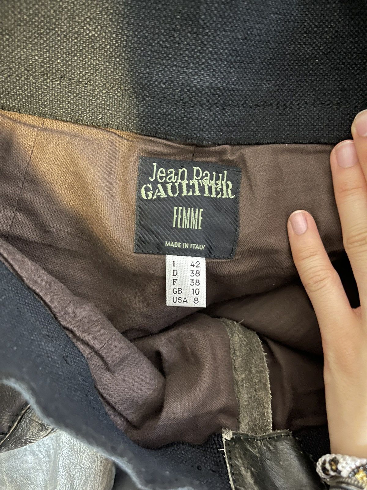 Jean Paul Gaultier Jean Paul Gaultier moto padded hip knee pad leather pants Size 30" / US 8 / IT 44 - 9 Thumbnail