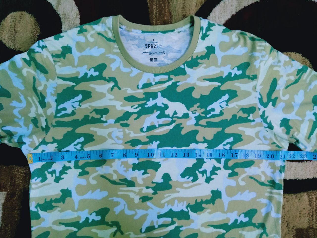 Andy Warhol × Designer × Vintage Andy warhol SPRZNY camo Art tee Size US L / EU 52-54 / 3 - 6 Thumbnail