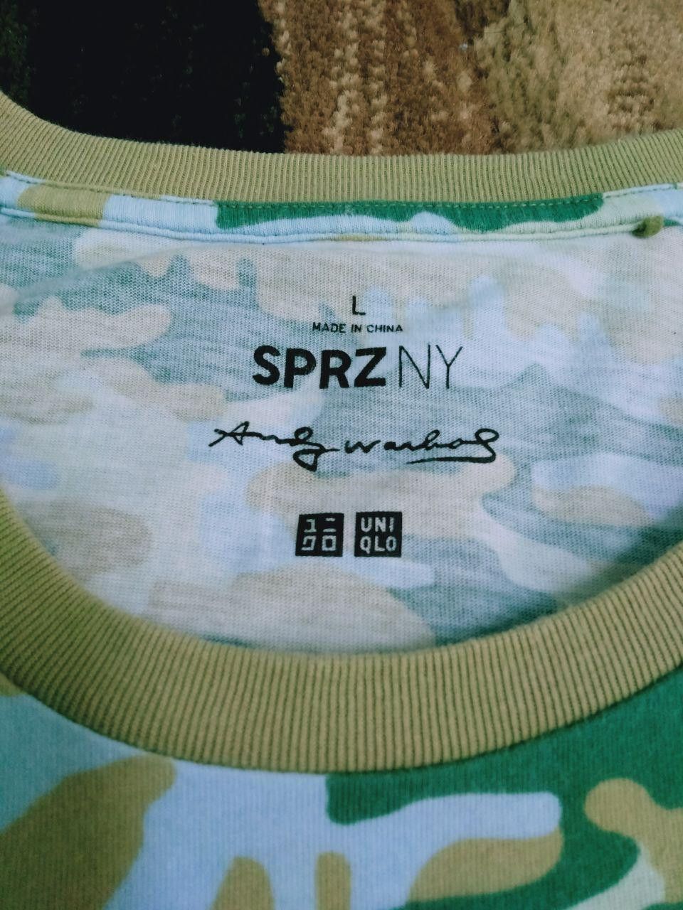 Andy Warhol × Designer × Vintage Andy warhol SPRZNY camo Art tee Size US L / EU 52-54 / 3 - 2 Thumbnail