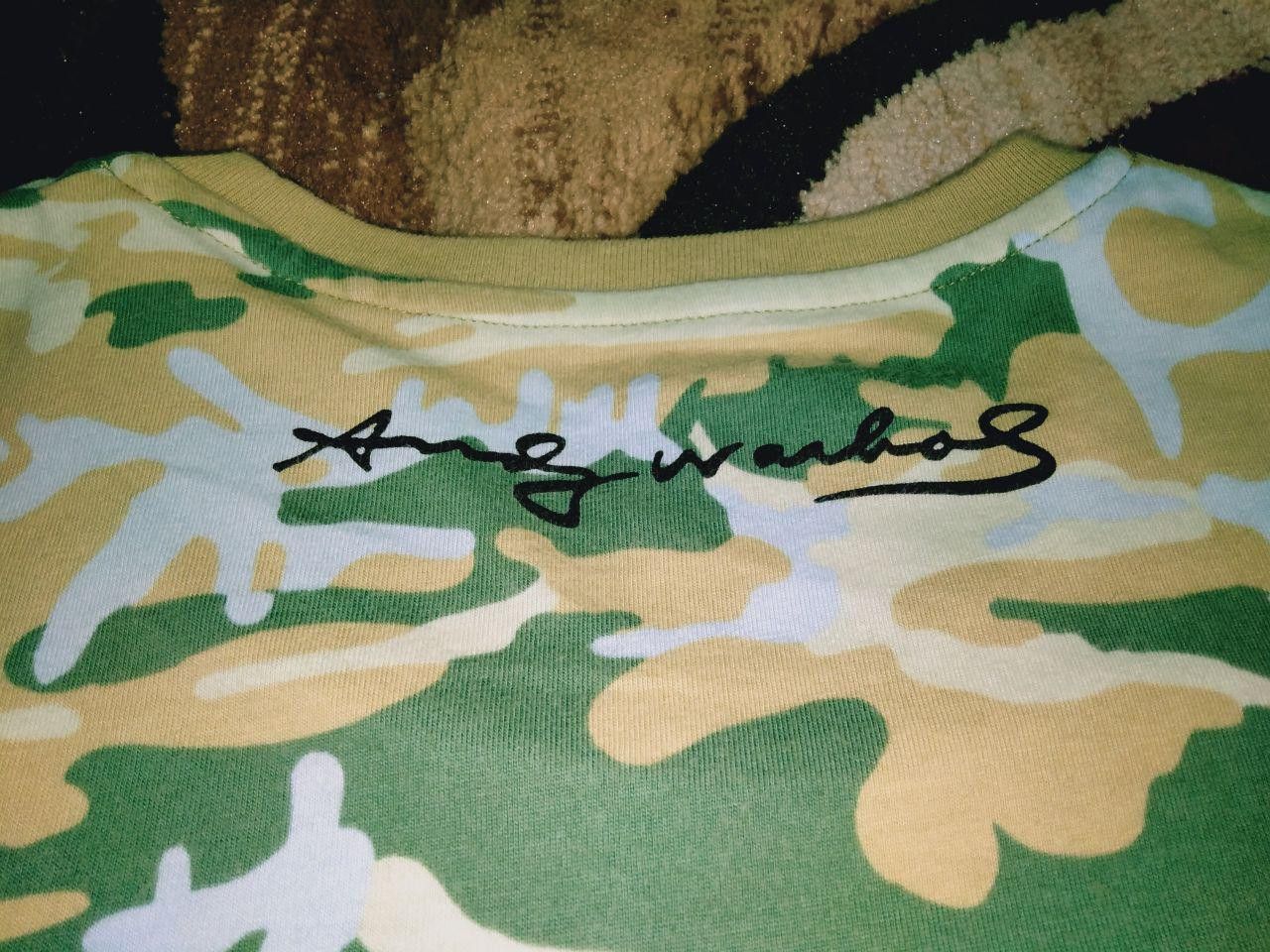 Andy Warhol × Designer × Vintage Andy warhol SPRZNY camo Art tee Size US L / EU 52-54 / 3 - 1 Thumbnail