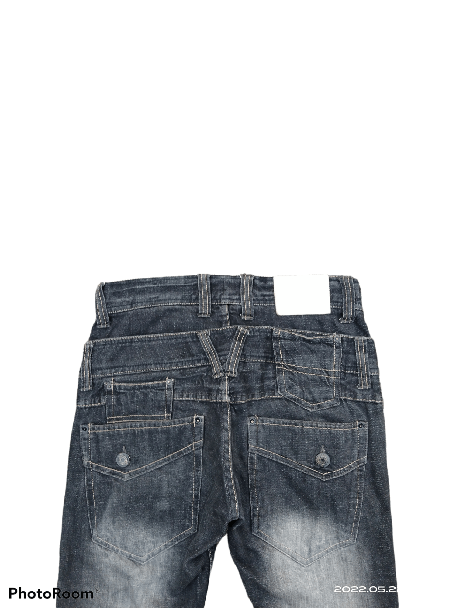 Japanese Brand FLARE TWIST🔥DISTRESSED WASHED URBAN CRAF MULTIPOCKET PANTS Size US 29 - 4 Thumbnail