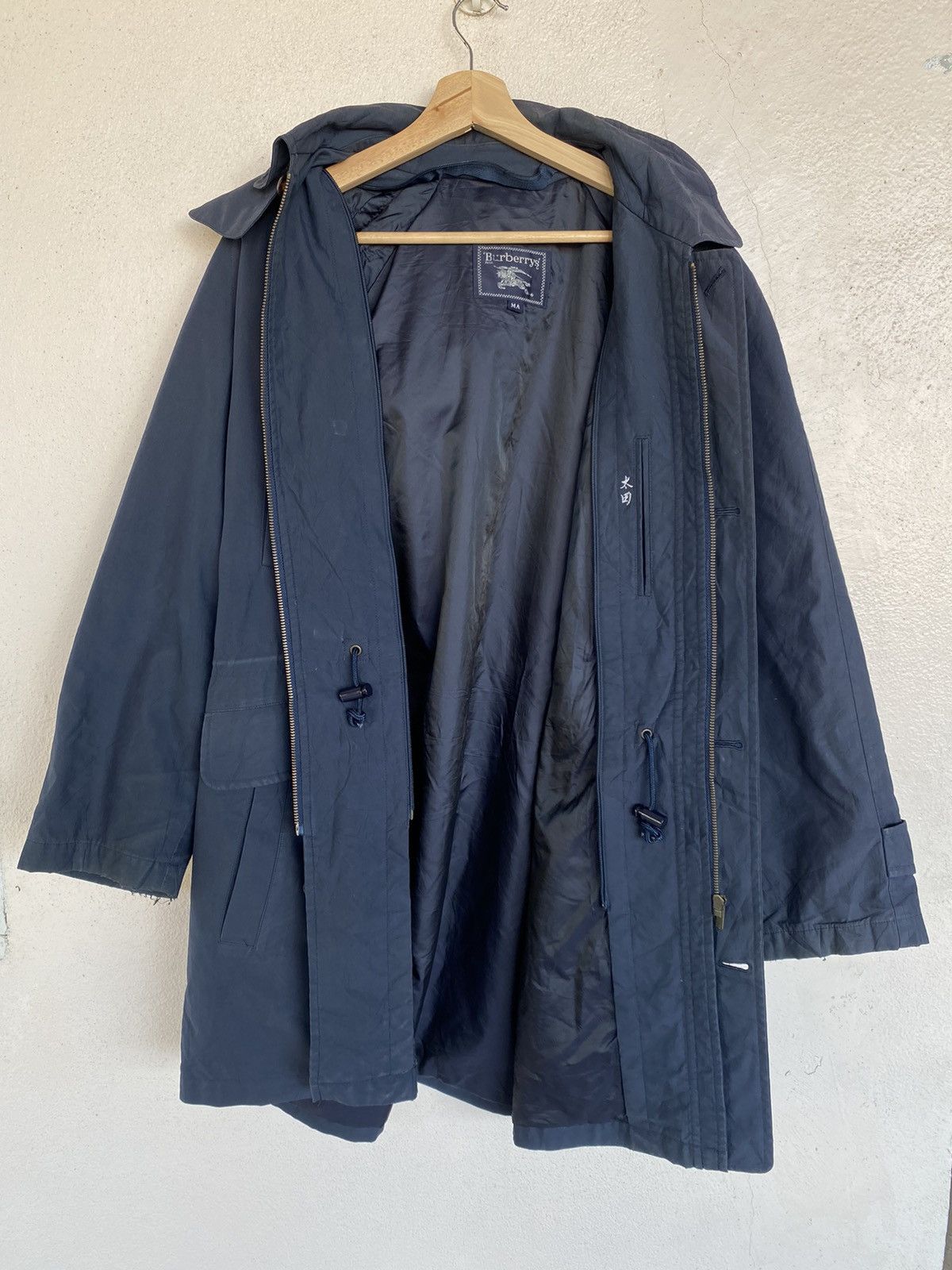 Burberry ARCHIVE🔥 Vintage Burberry Nova Check Hoodie Parka Jacket Size US L / EU 52-54 / 3 - 3 Thumbnail