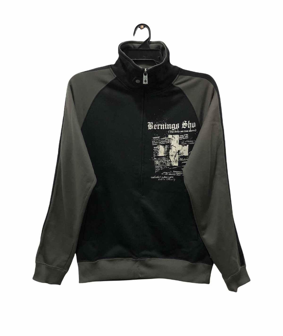 If Six Was Nine × Japanese Brand × Vintage Vintage Bernings Sho Graphic Track Jacket - Studio-Sho Japan Size US M / EU 48-50 / 2 - 2 Thumbnail