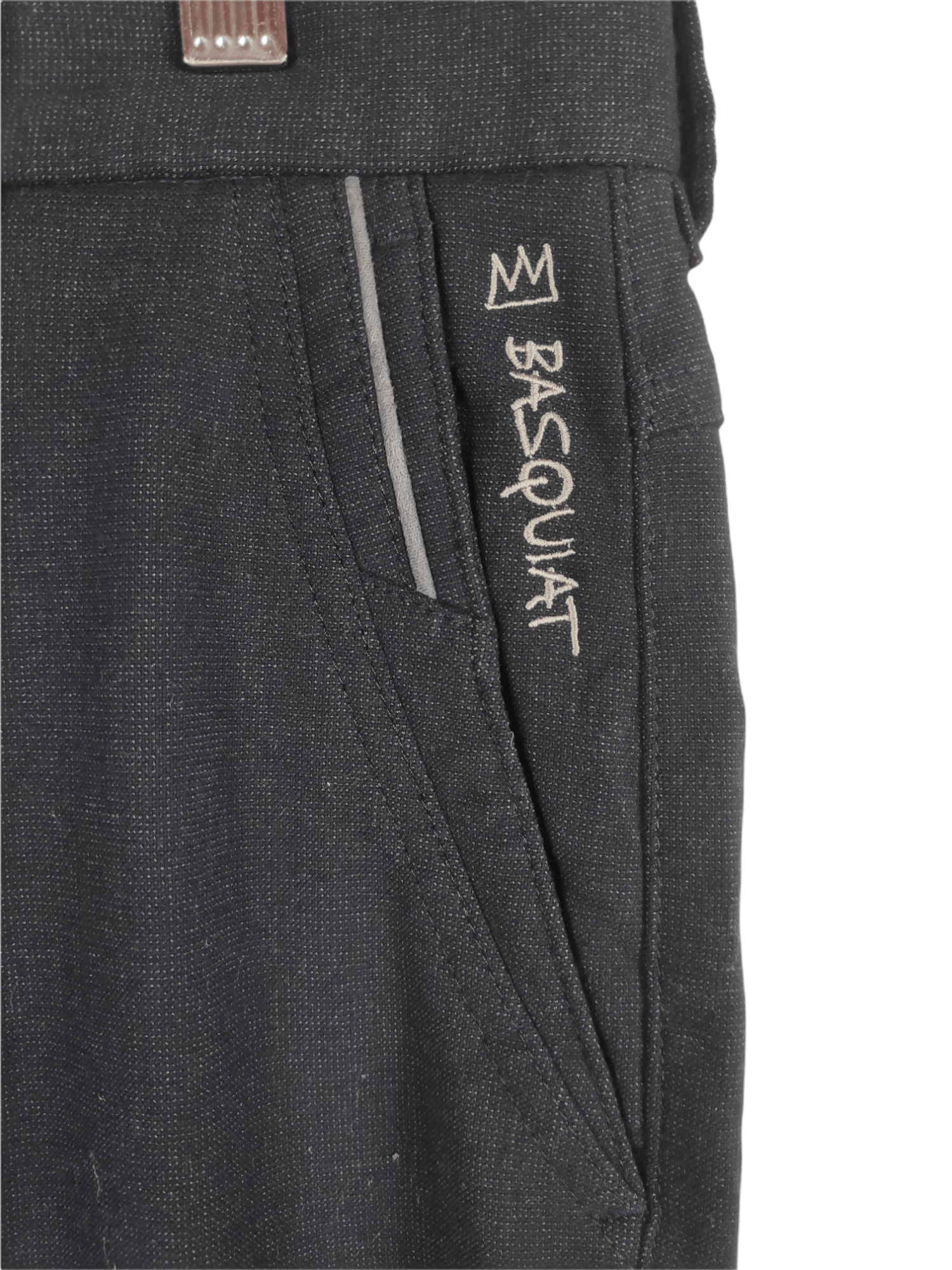 Jean-Michel Basquiat × Vintage Vintage Jean Michel Basquiat Pop Art Stretchable Pants Size US 35 - 2 Thumbnail
