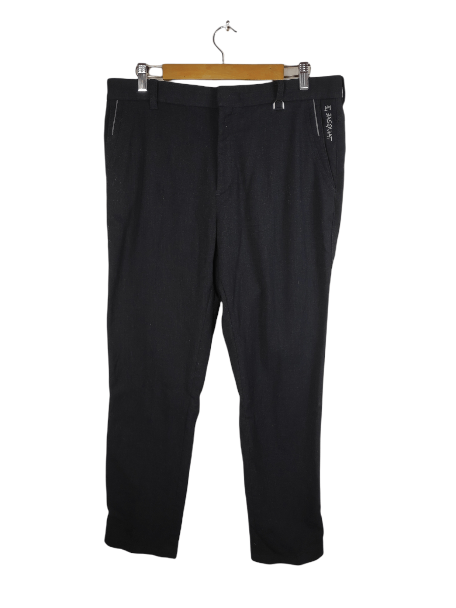 Jean-Michel Basquiat × Vintage Vintage Jean Michel Basquiat Pop Art Stretchable Pants Size US 35 - 1 Thumbnail