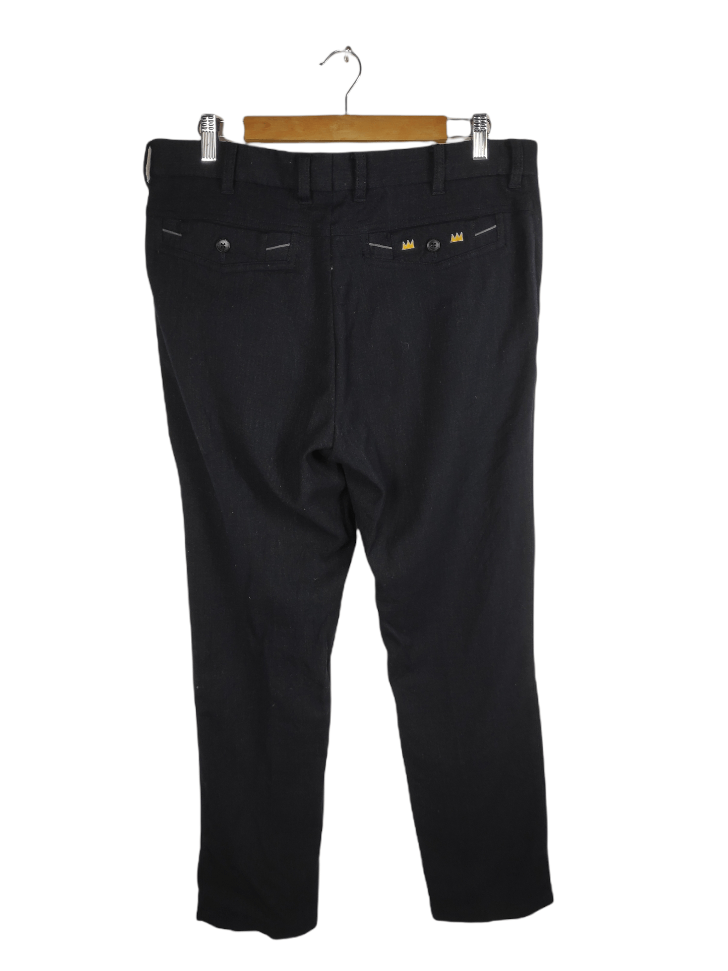 Jean-Michel Basquiat × Vintage Vintage Jean Michel Basquiat Pop Art Stretchable Pants Size US 35 - 3 Thumbnail