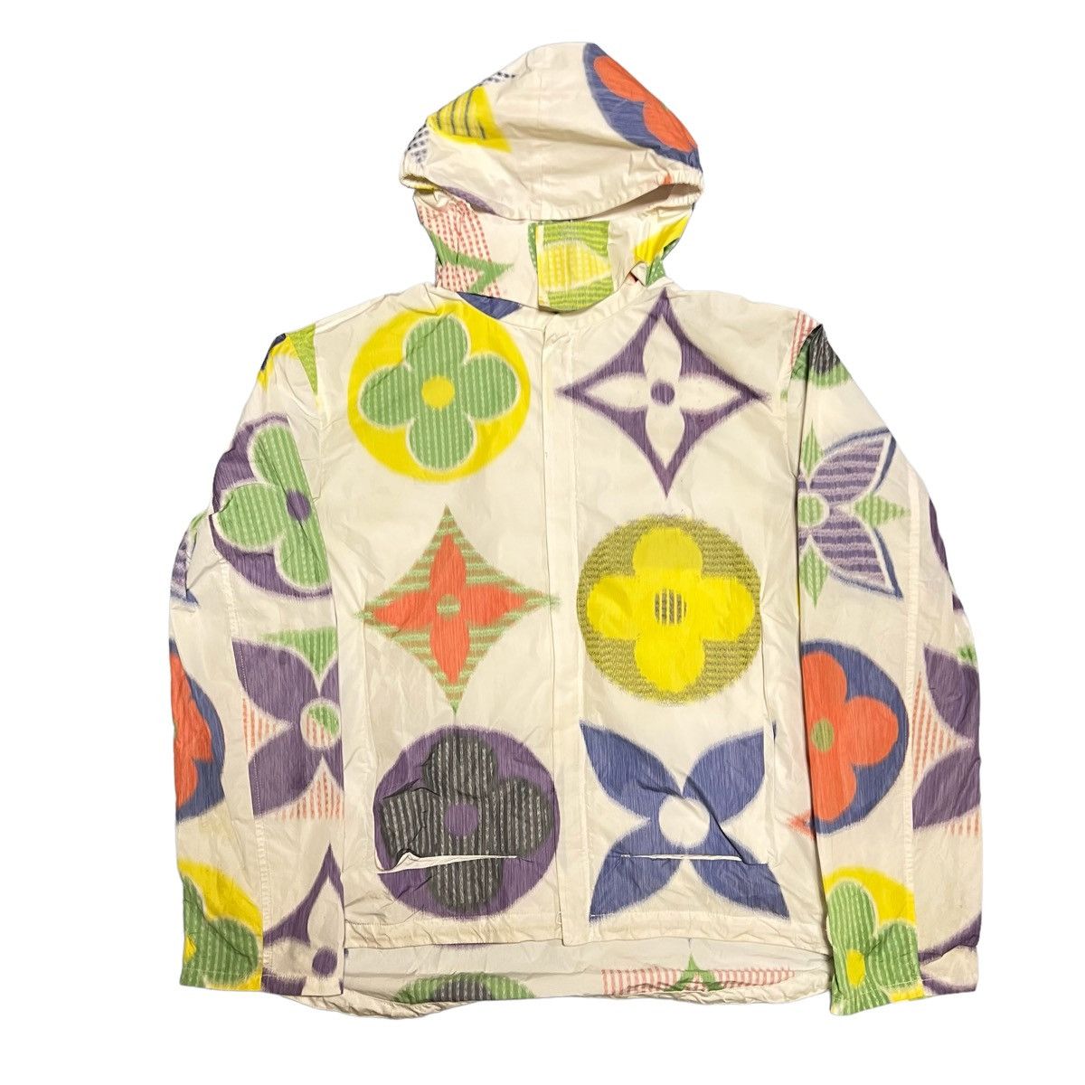 Louis Vuitton Monogram Camo Fleece Blouson Multicolor Men's - Pre