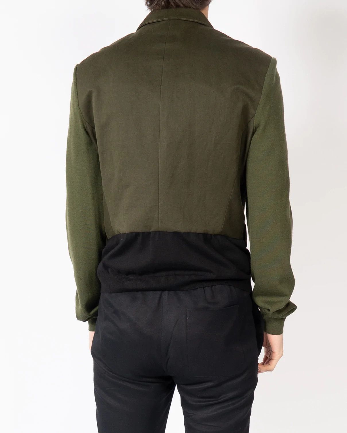 Haider Ackermann SS20 Green Knitted Hem Blazer Size 48R - 5 Thumbnail