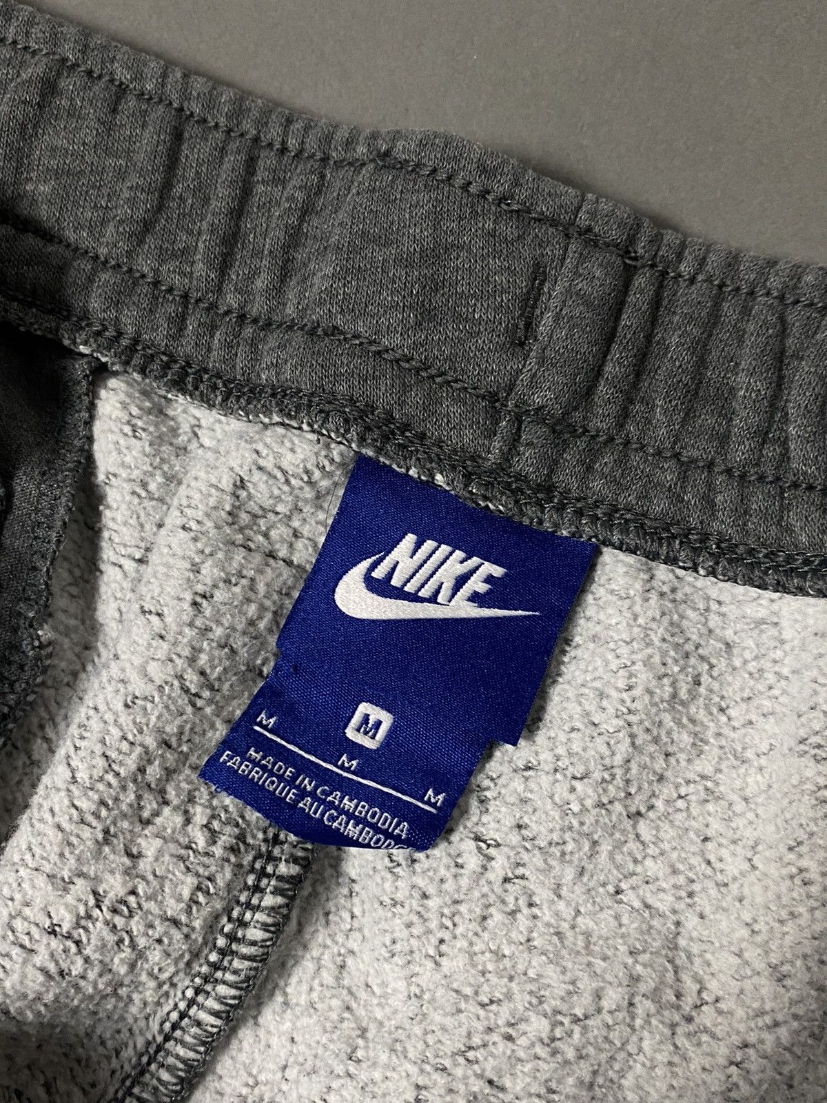 Nike × Vintage Nike vintage dark grey sweat pants small swoosh Size US 30 / EU 46 - 4 Thumbnail