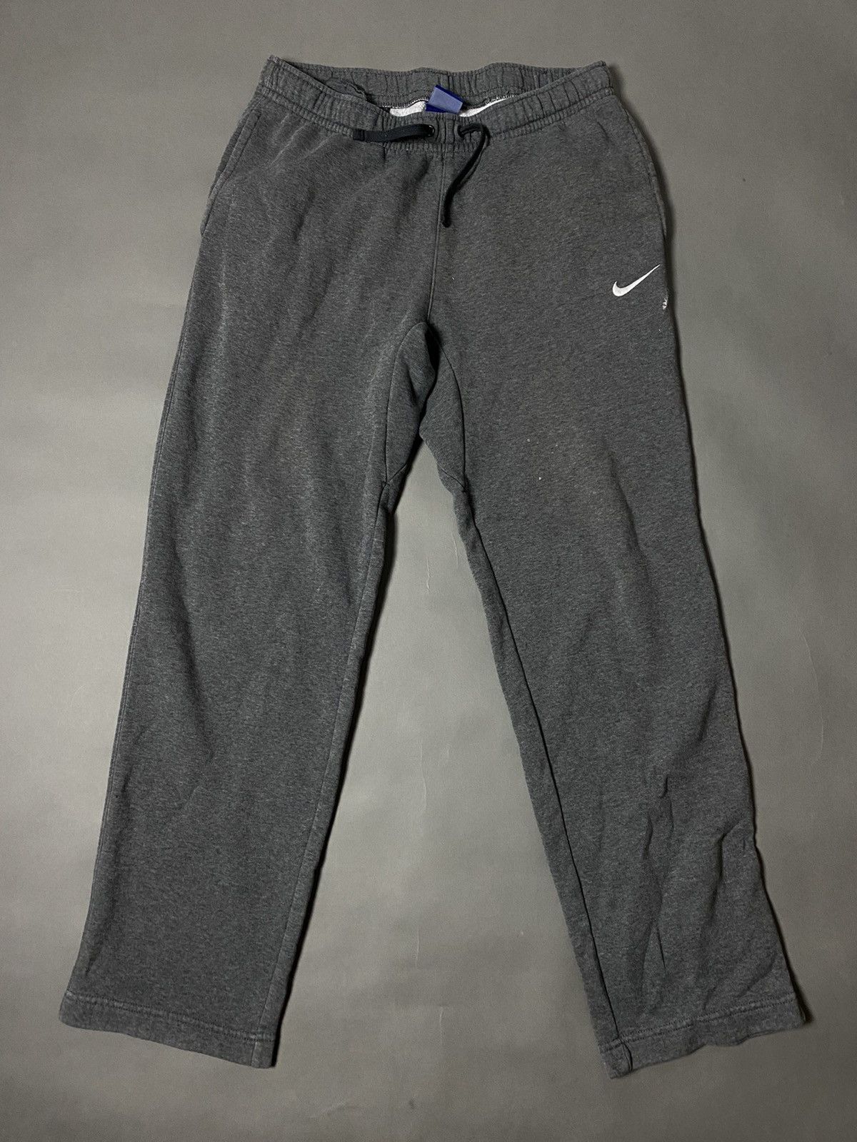 Nike × Vintage Nike vintage dark grey sweat pants small swoosh Size US 30 / EU 46 - 1 Thumbnail