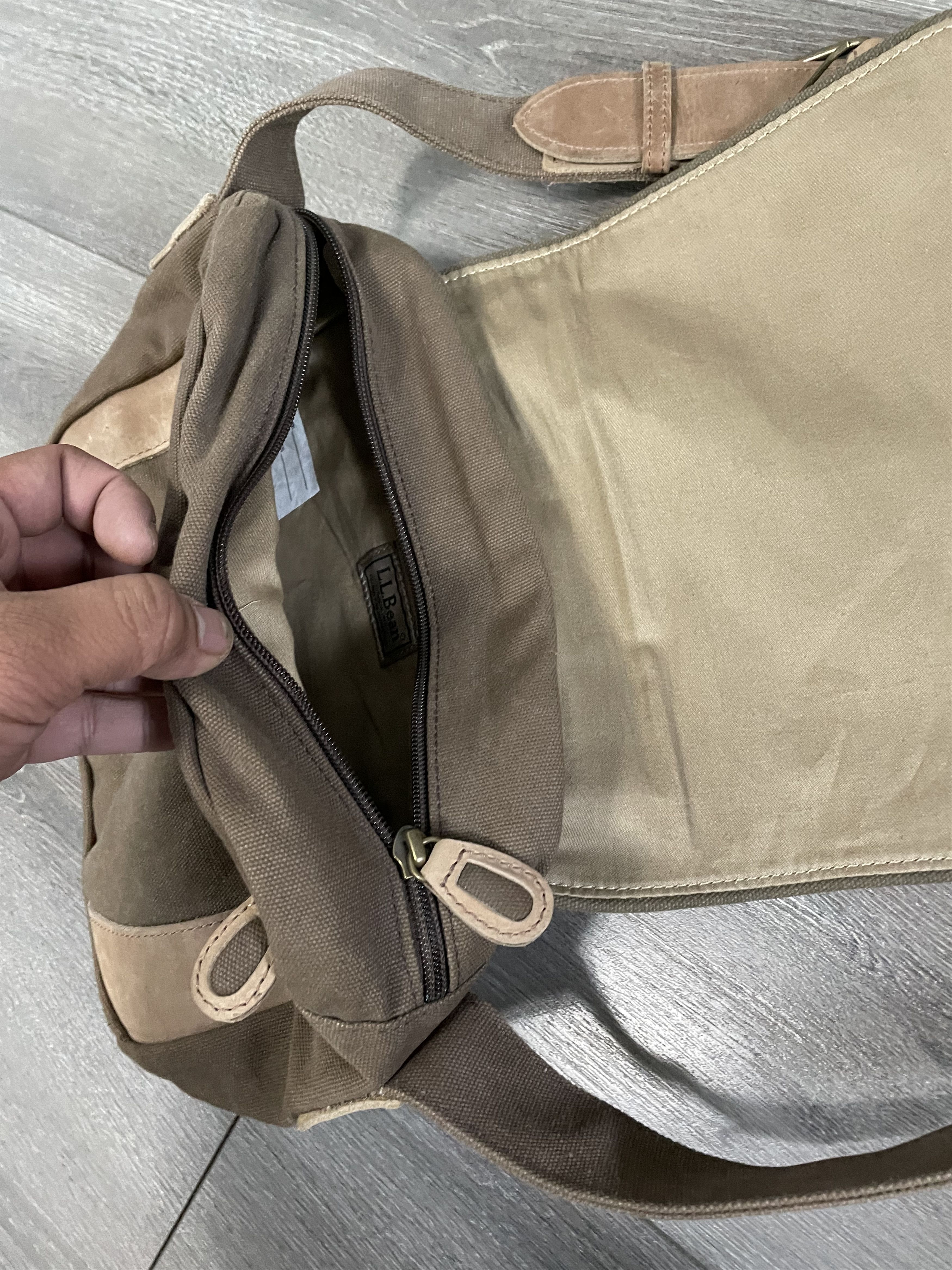 L.L. Bean Vintage - L.L. bean - Shoulder Bag - Heavy Oz Canvas Size ONE SIZE - 8 Thumbnail