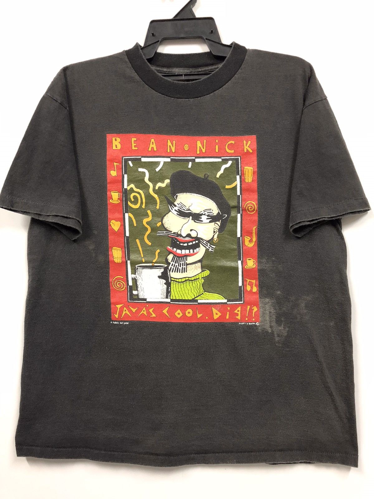 Vintage Vintage 90s Art Bean Nick By Robert D.Bardel Distressed Size US L / EU 52-54 / 3 - 1 Thumbnail