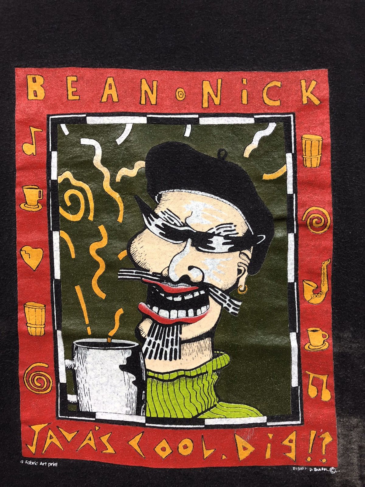 Vintage Vintage 90s Art Bean Nick By Robert D.Bardel Distressed Size US L / EU 52-54 / 3 - 2 Thumbnail