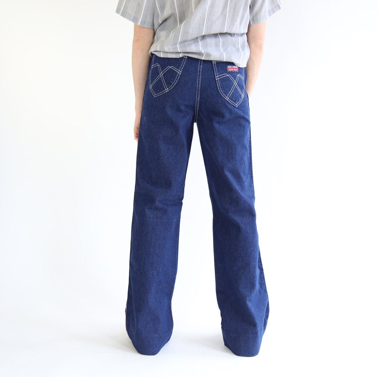 Vintage Brtittania flared bell bottom jeans Size US 31 - 6 Thumbnail