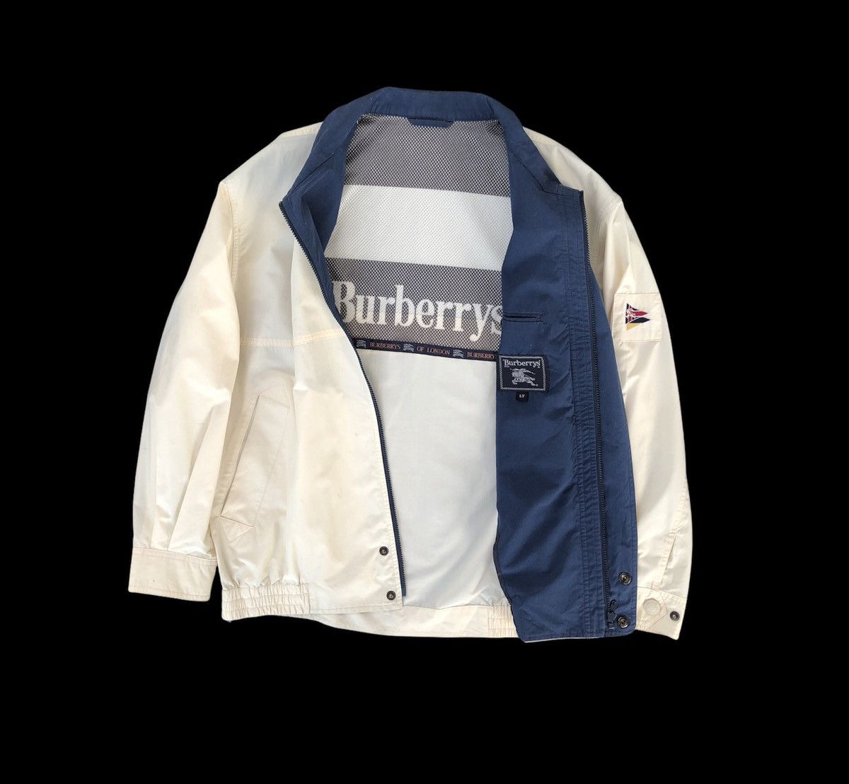 Burberry Vintage Burberrys Zipper Windbreaker Jacket Size US M / EU 48-50 / 2 - 2 Thumbnail