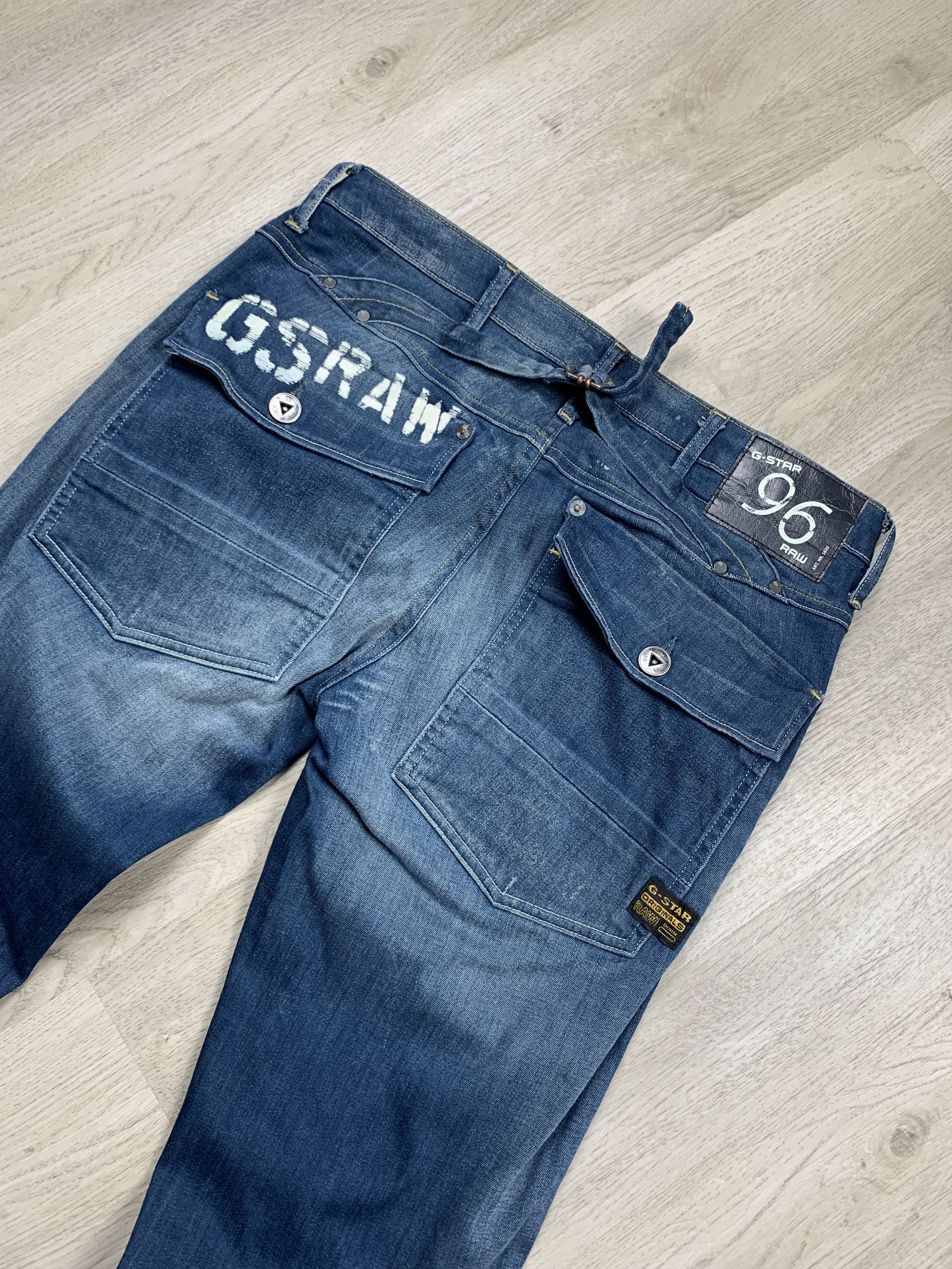 G-Star G Star Raw Tapered Jade Embro Womens Denim Pants Jeans Size 31" - 2 Thumbnail