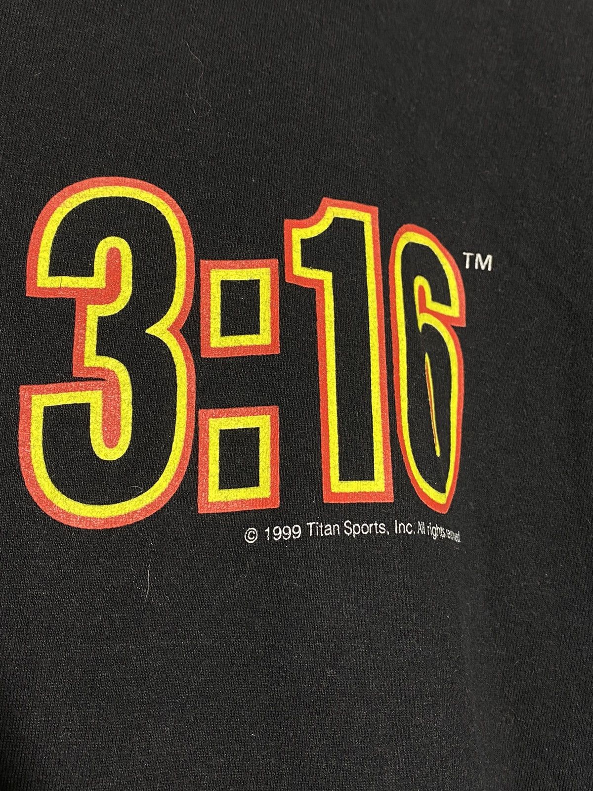 Vintage × WWE × WWF Stone Cold Austin 3:16 Vintage 1999 T-shirt Size US XL / EU 56 / 4 - 14 Thumbnail