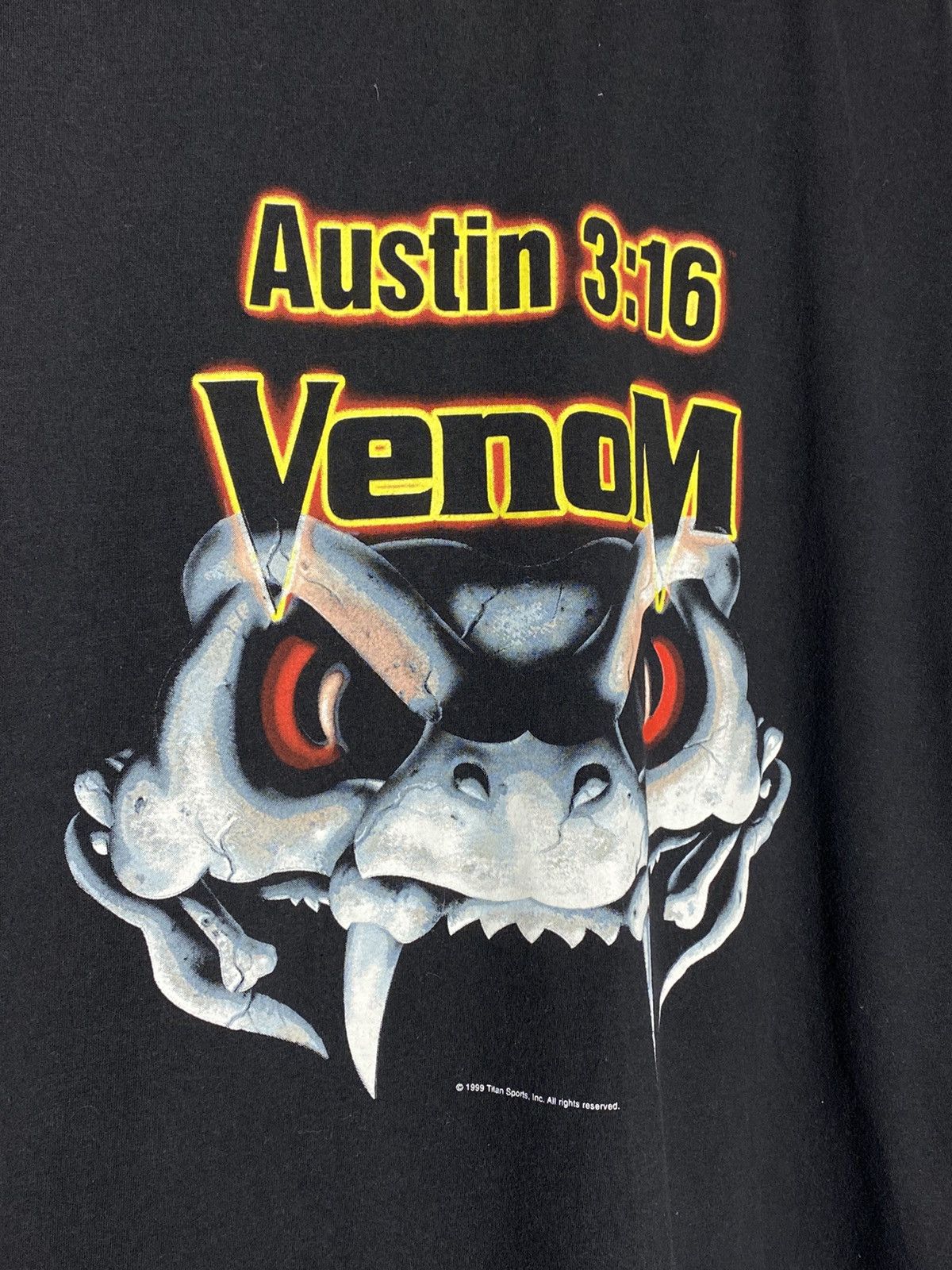 Vintage × WWE × WWF Stone Cold Austin 3:16 Vintage 1999 T-shirt Size US XL / EU 56 / 4 - 5 Thumbnail