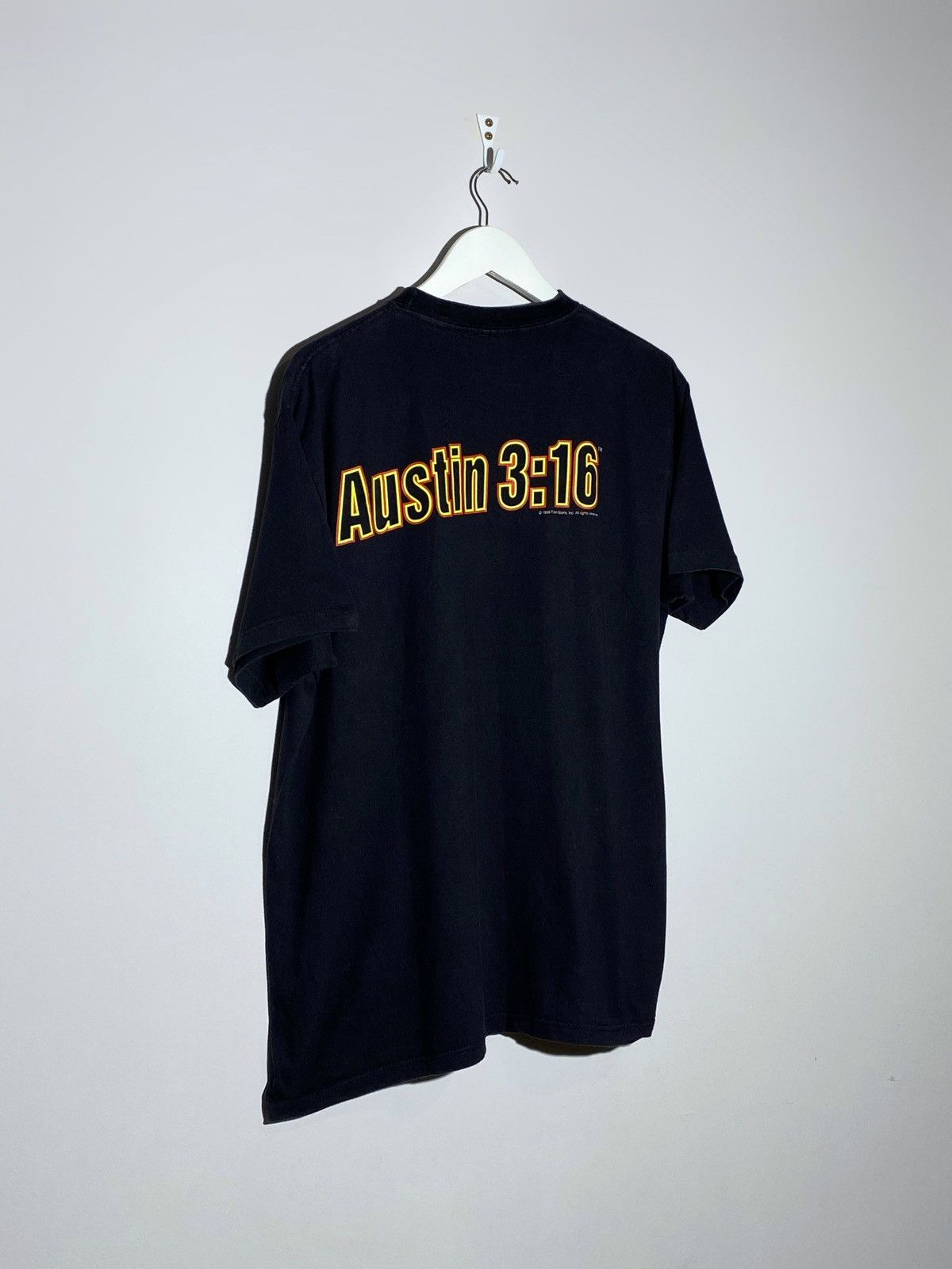 Vintage × WWE × WWF Stone Cold Austin 3:16 Vintage 1999 T-shirt Size US XL / EU 56 / 4 - 2 Thumbnail