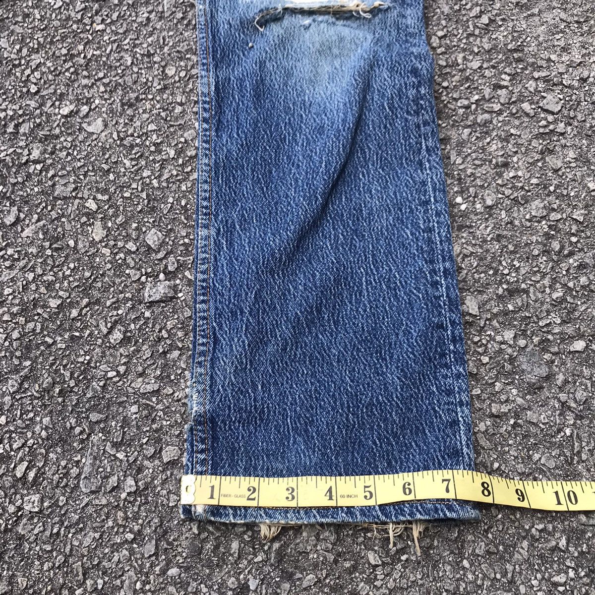 Levi's Vintage Levis 501 Stone Wash Thrashed Jeans Grunge Size US 30 / EU 46 - 23 Thumbnail